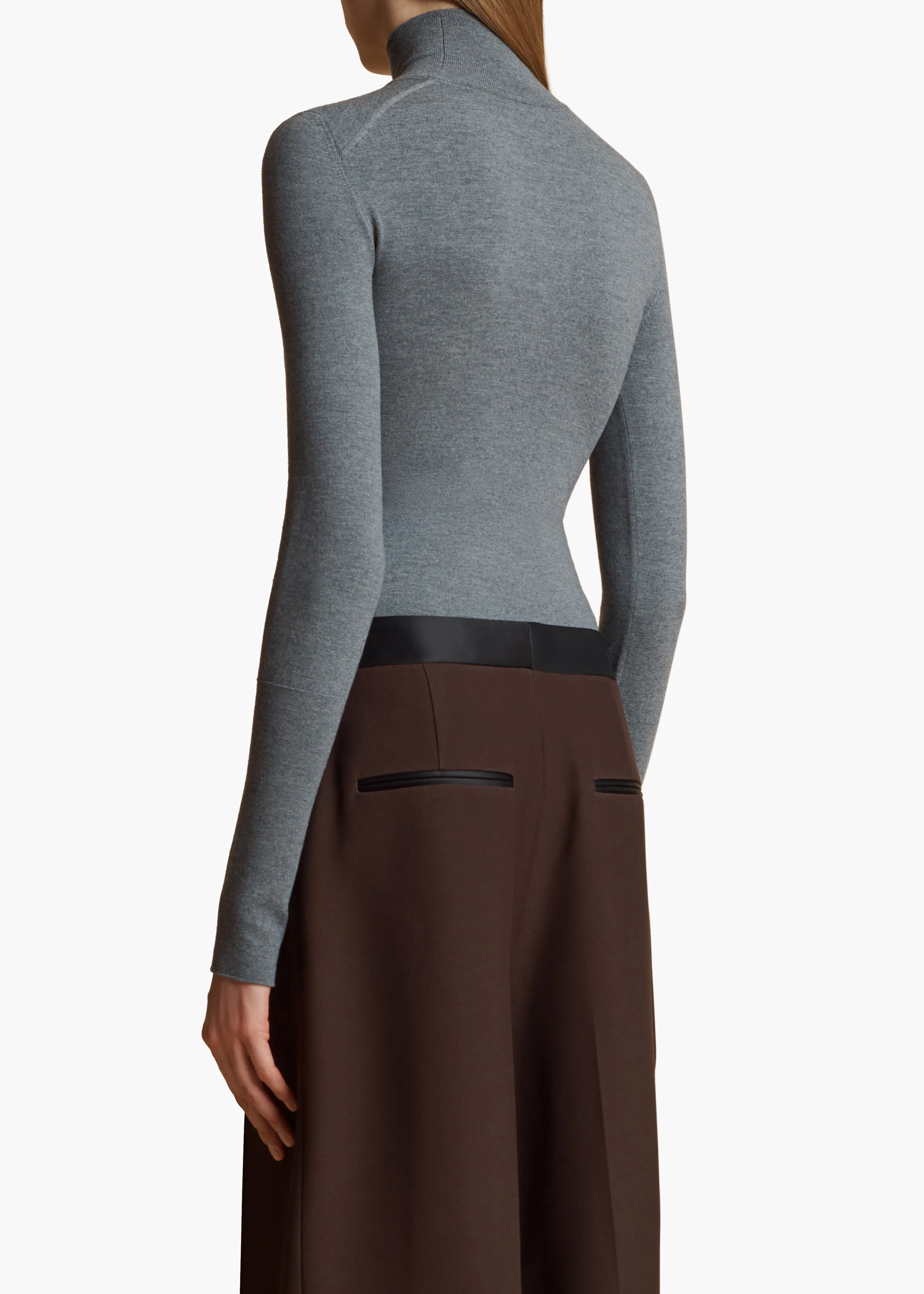 Thea Bodysuit in Sterling sold by KHAITE product image thumbnail 4