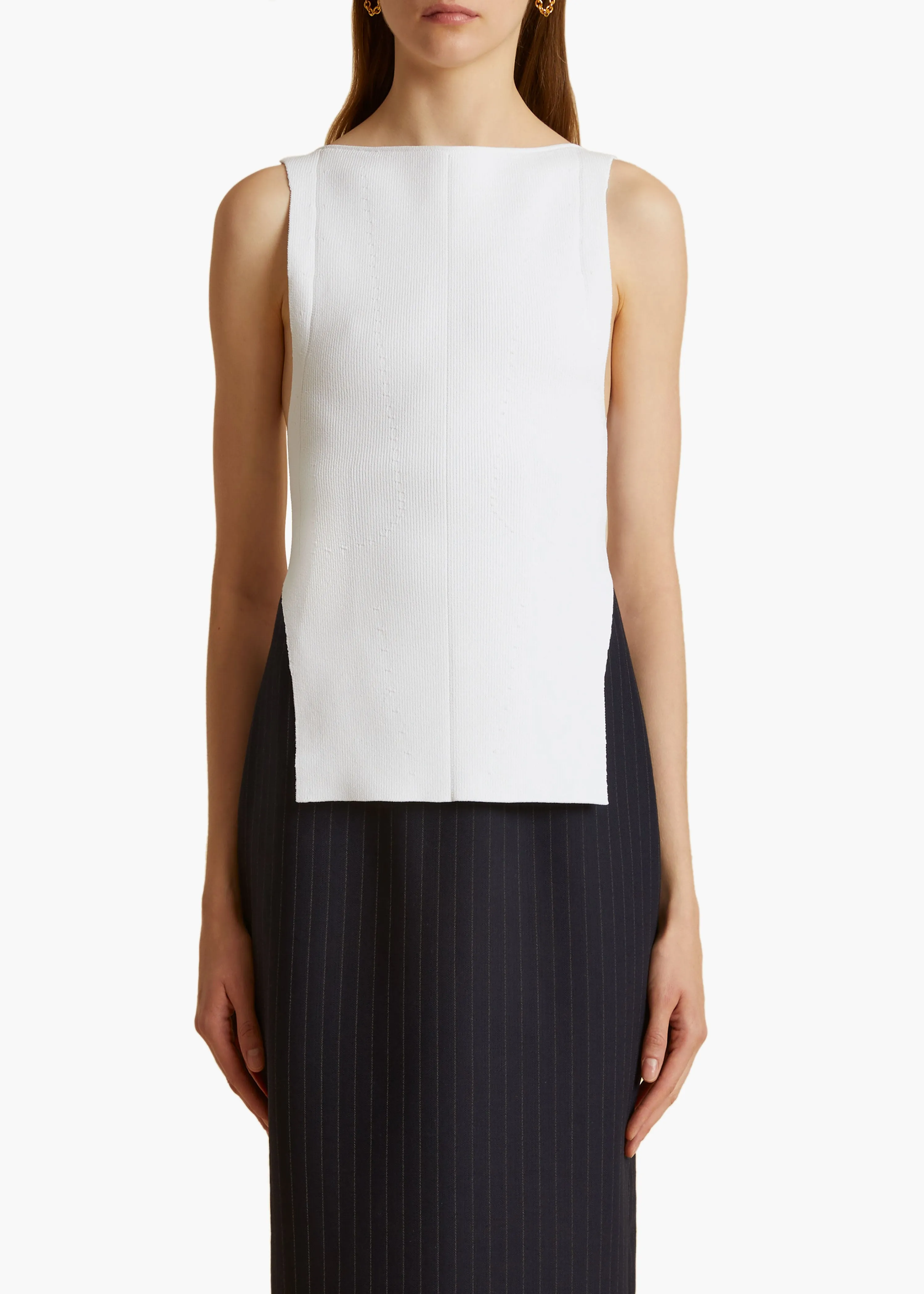 Evelyn Top in Glaze sold by KHAITE product image thumbnail 3