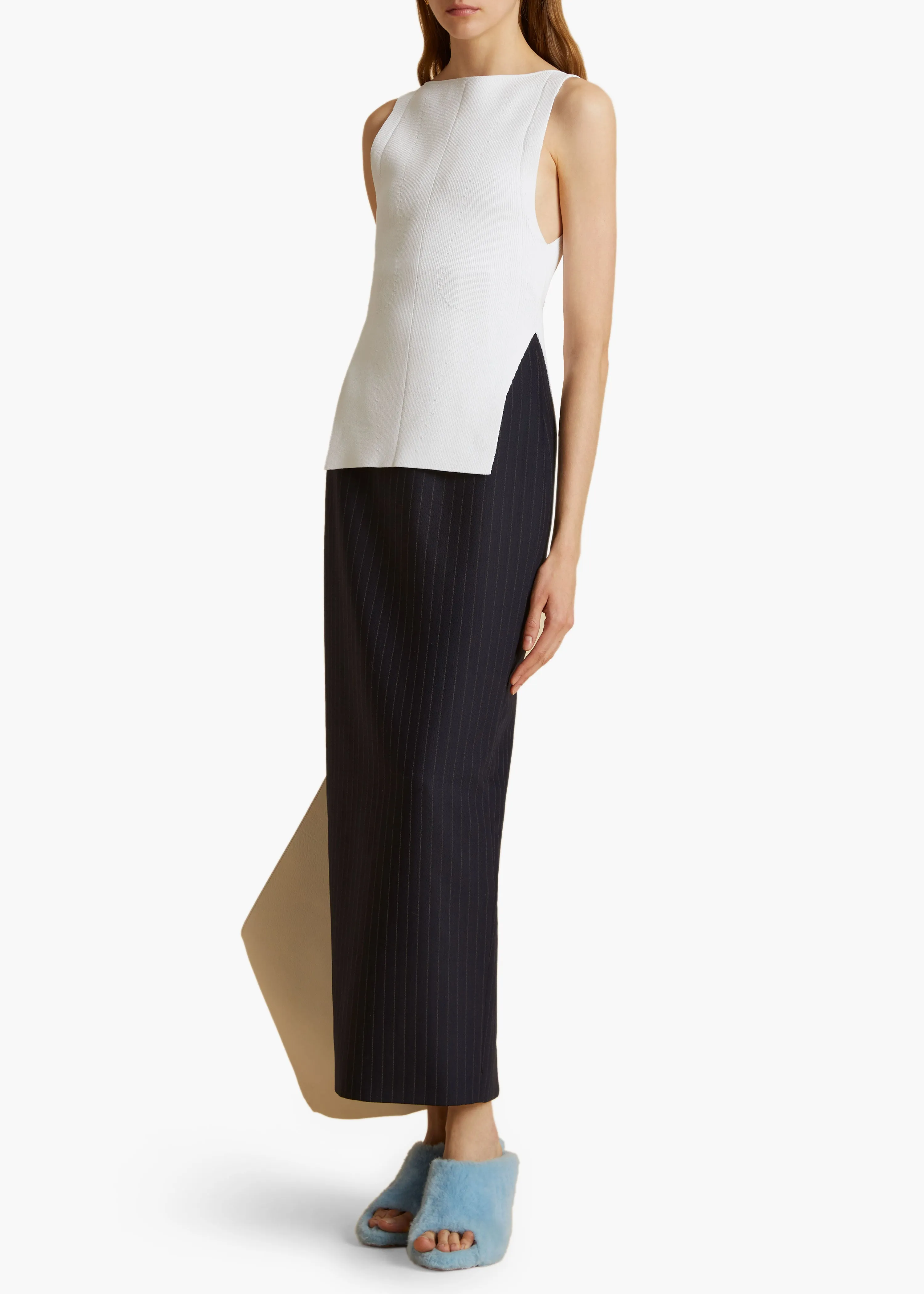 Evelyn Top in Glaze sold by KHAITE product image thumbnail 2