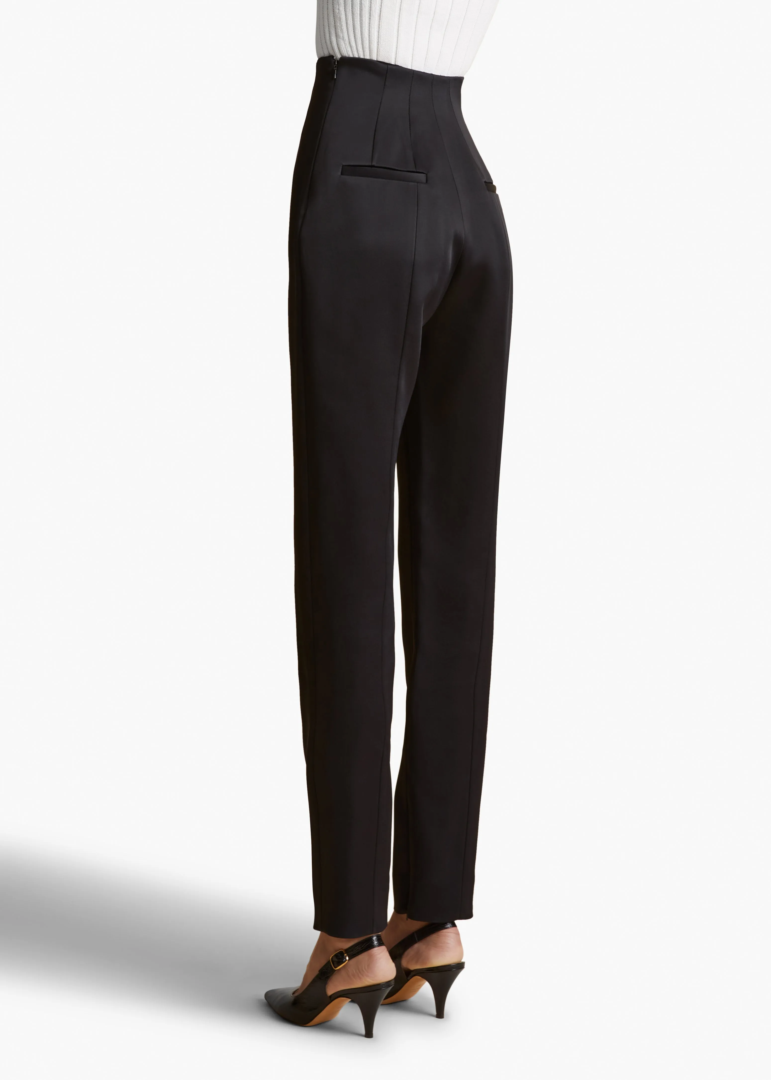 Lenn Pant in Black sold by KHAITE product image thumbnail 4