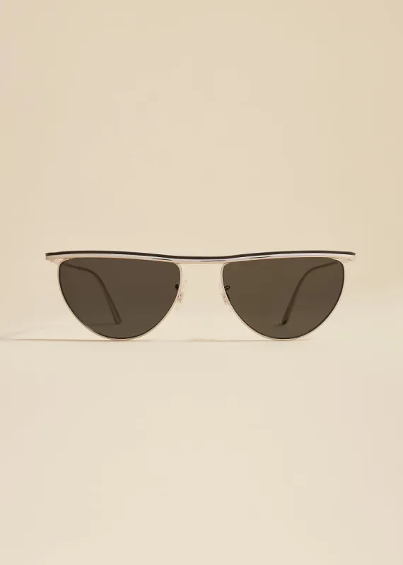 KHAITE x Oliver Peoples 1984C in Silver and Grey sold by KHAITE