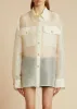 The Missa Top in Bone sold by KHAITE