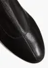 Apollo Flat Ankle Boot in Black Leather sold by KHAITE
