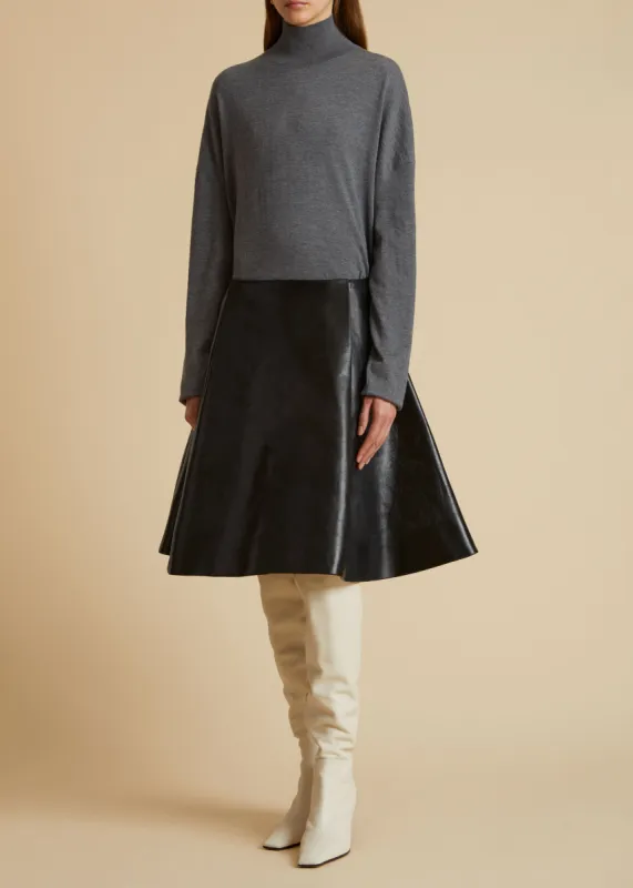 The Delilah Sweater in Sterling sold by KHAITE