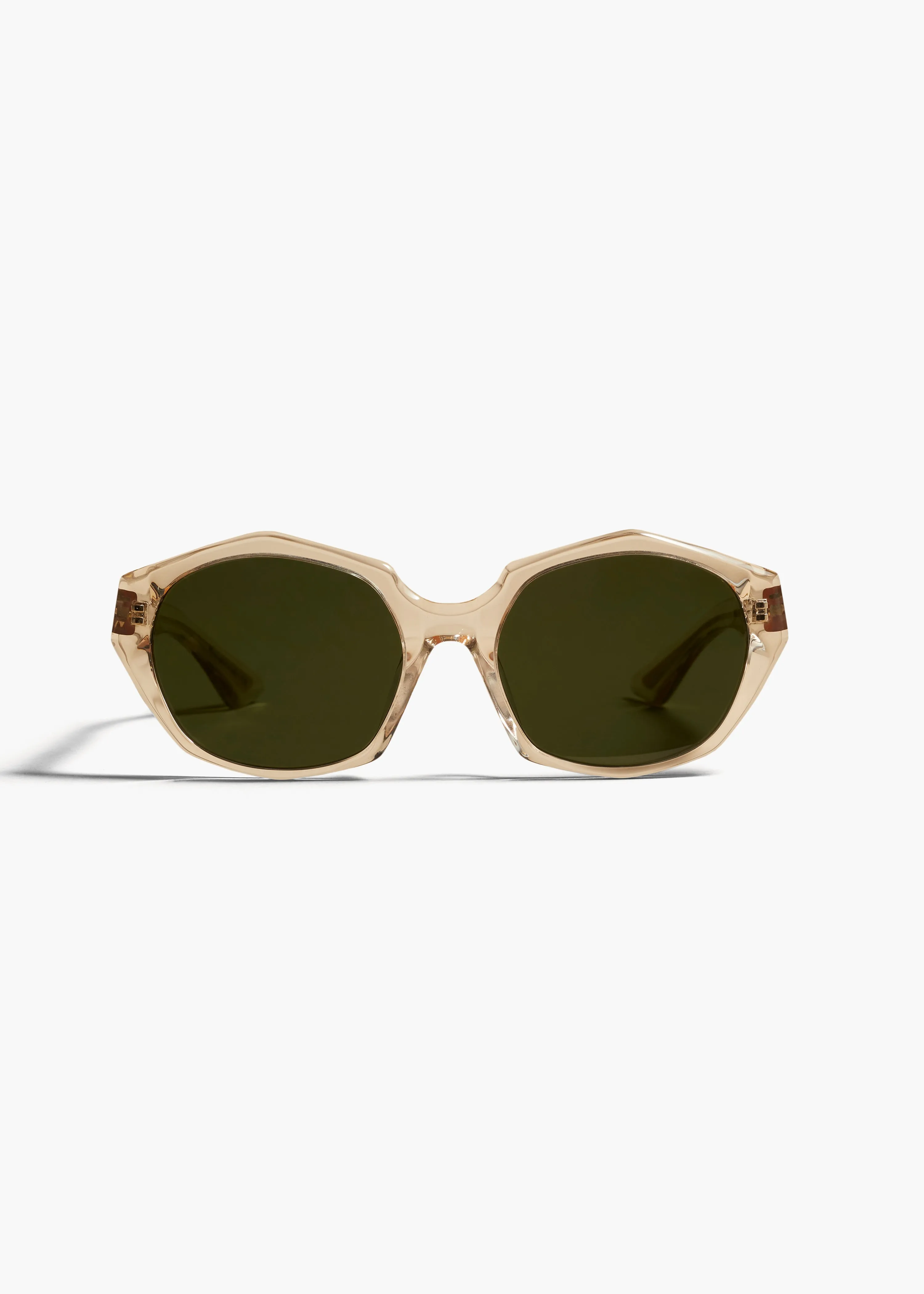 KHAITE x Oliver Peoples 1971C in Buff sold by KHAITE