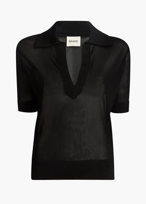 Julita Top in Black made by KHAITE