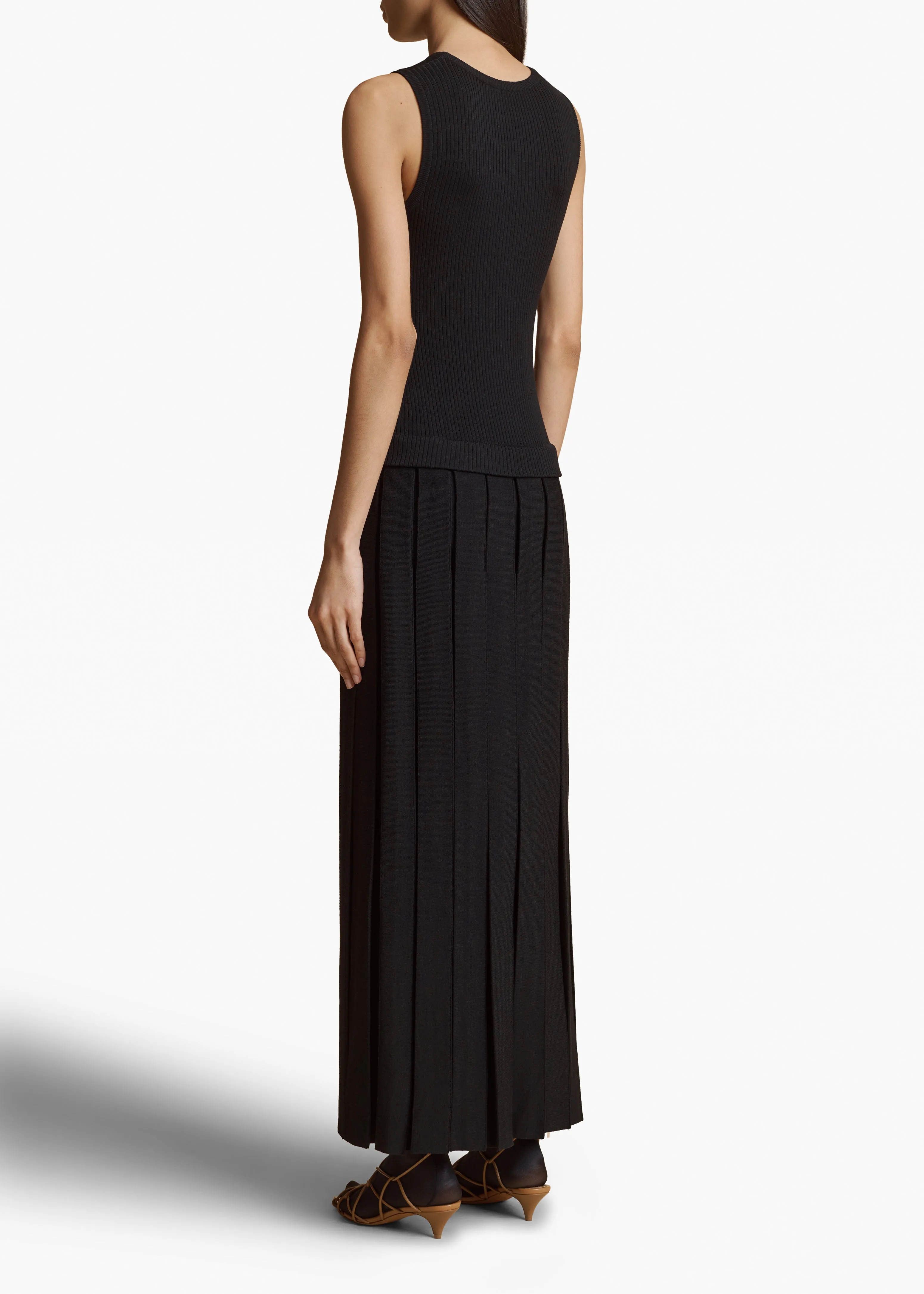 Cassette Dress in Black sold by KHAITE product image thumbnail 4