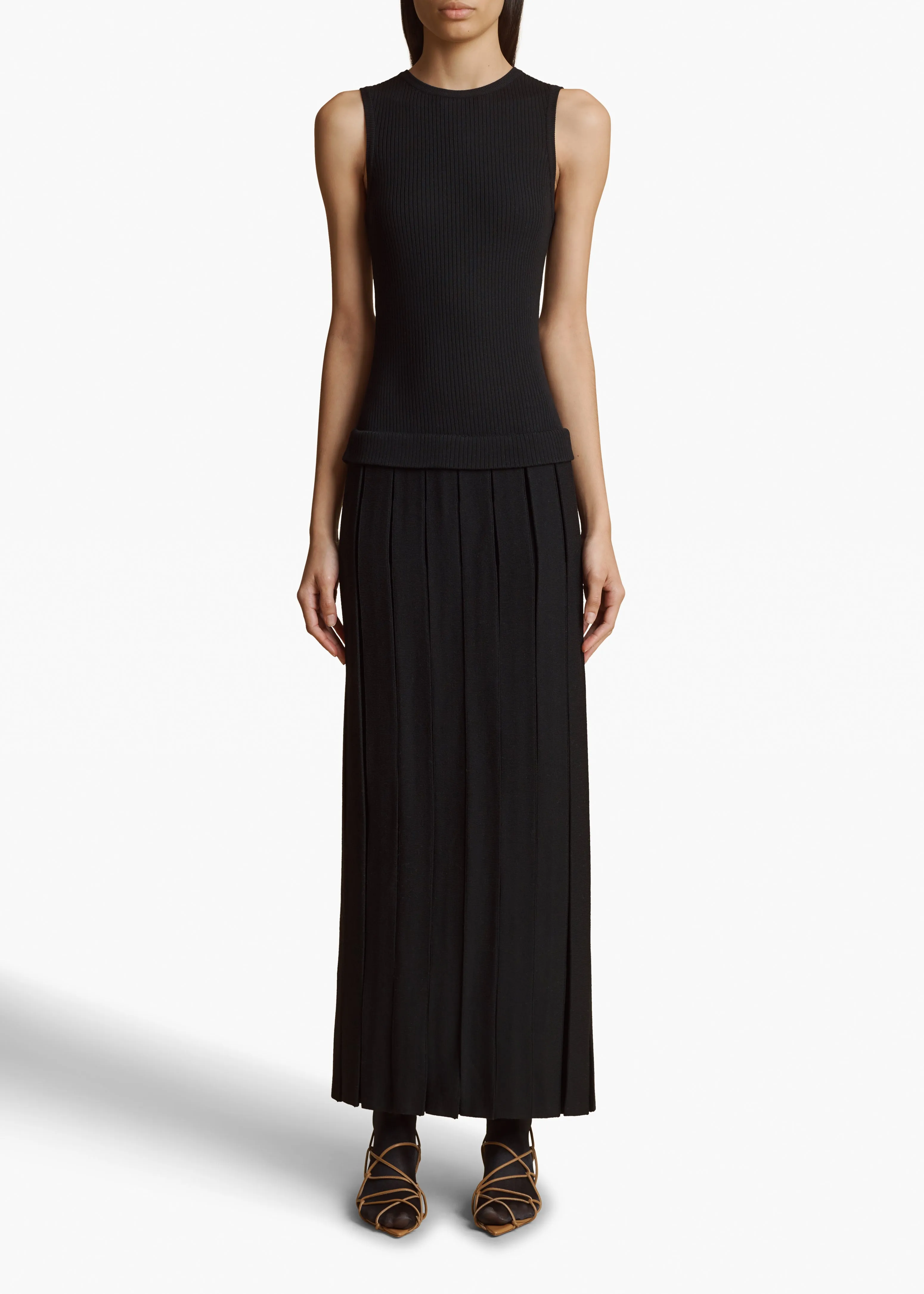 Cassette Dress in Black sold by KHAITE product image thumbnail 3