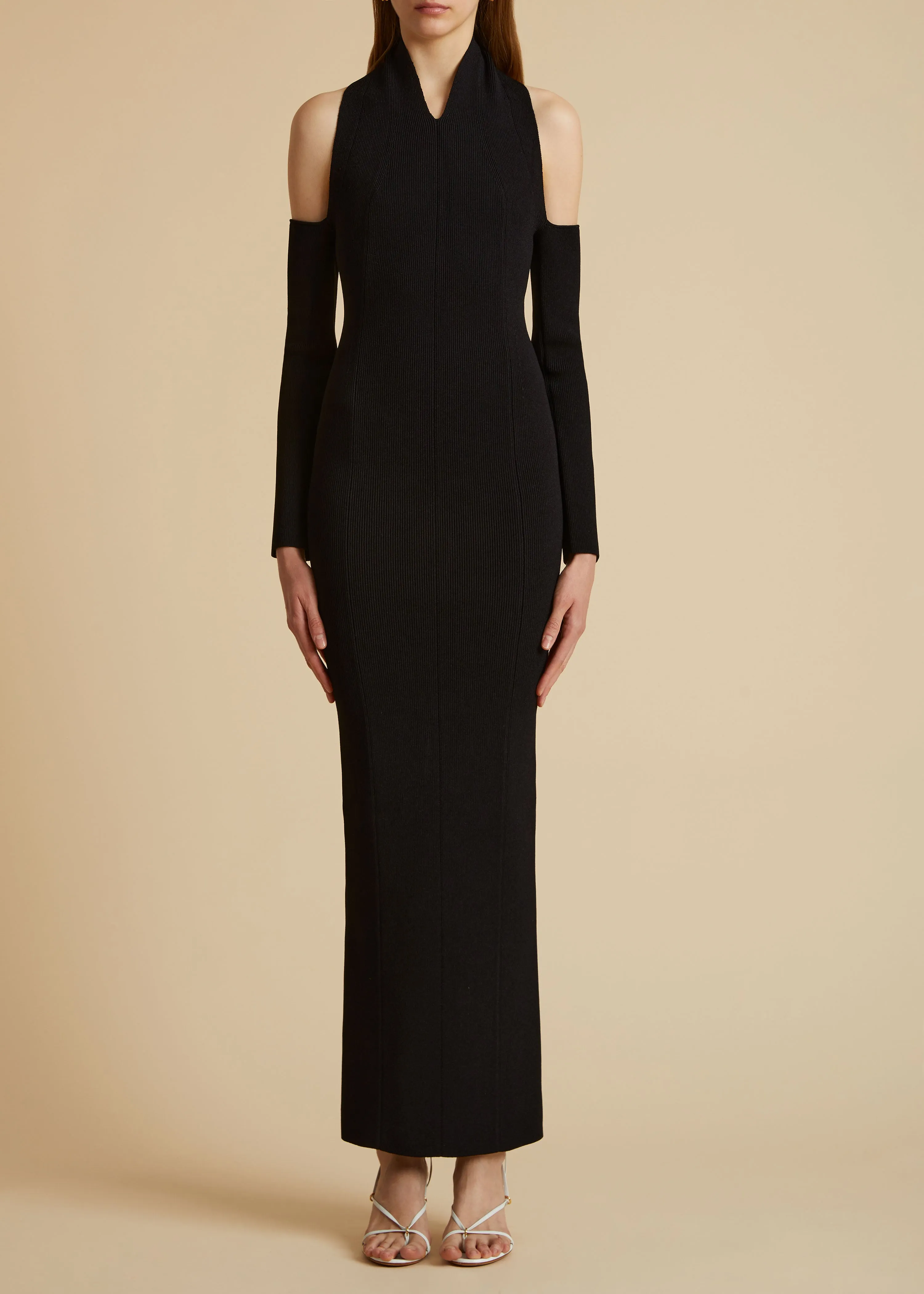The Sutton Dress in Black sold by KHAITE product image thumbnail 2