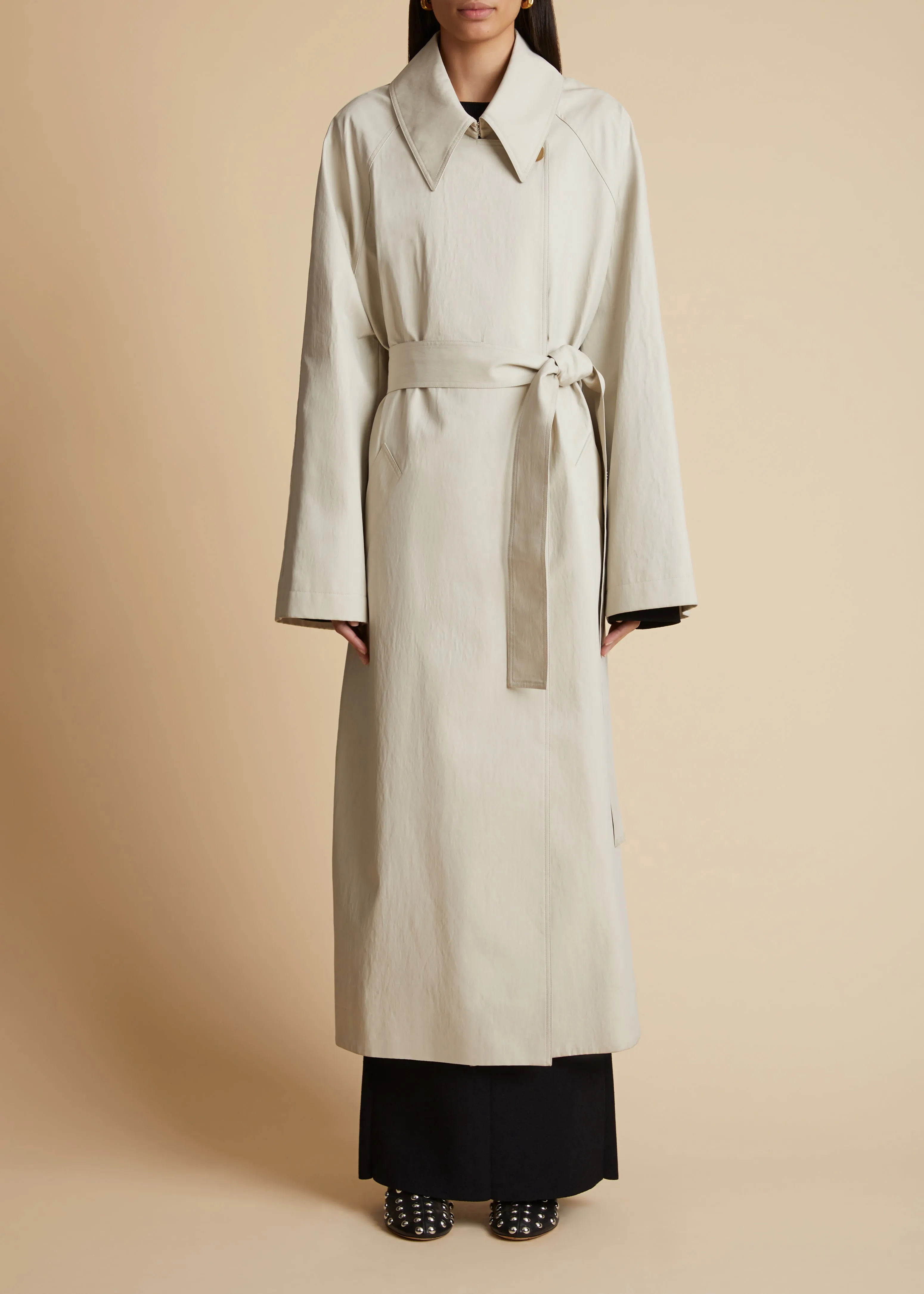 The Minnie Coat in Nimbus sold by KHAITE product image thumbnail 2