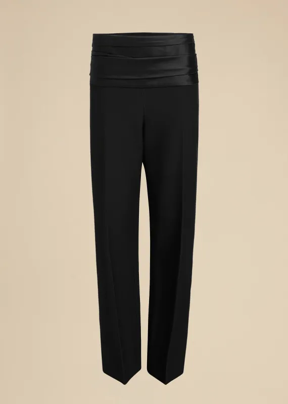 Camberly Pant in Black made by KHAITE