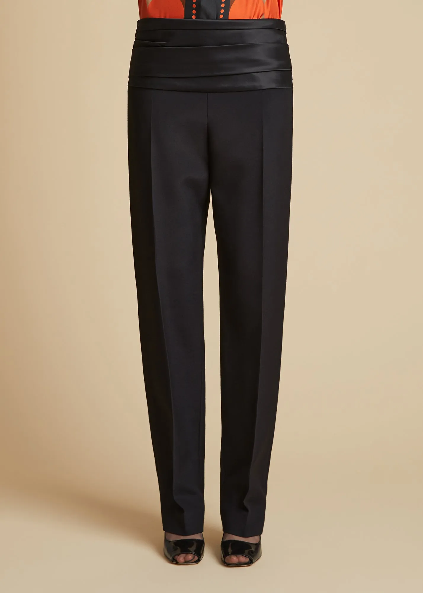 Camberly Pant in Black sold by KHAITE product image thumbnail 3