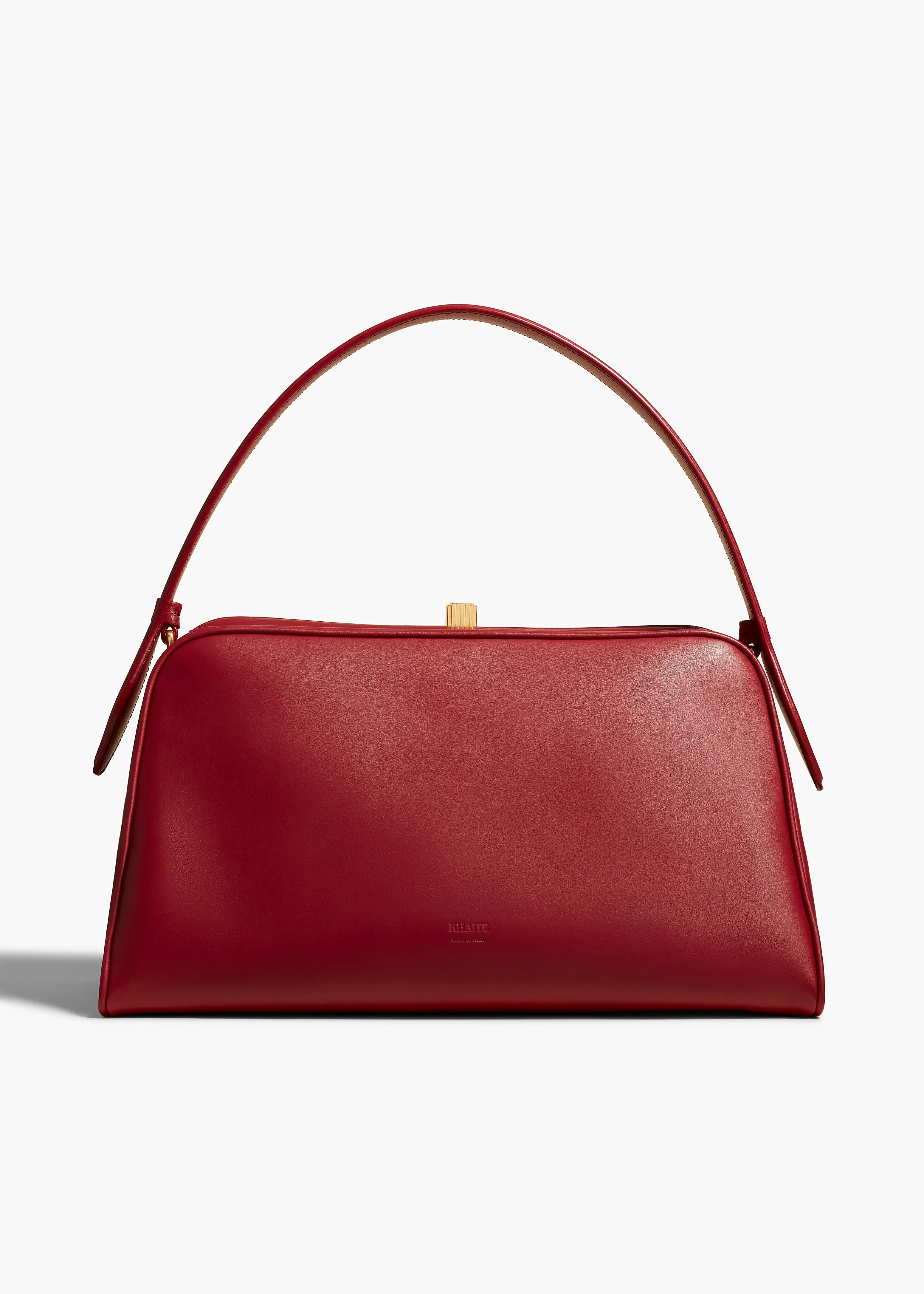 Cate Bag in Oxblood Leather sold by KHAITE
