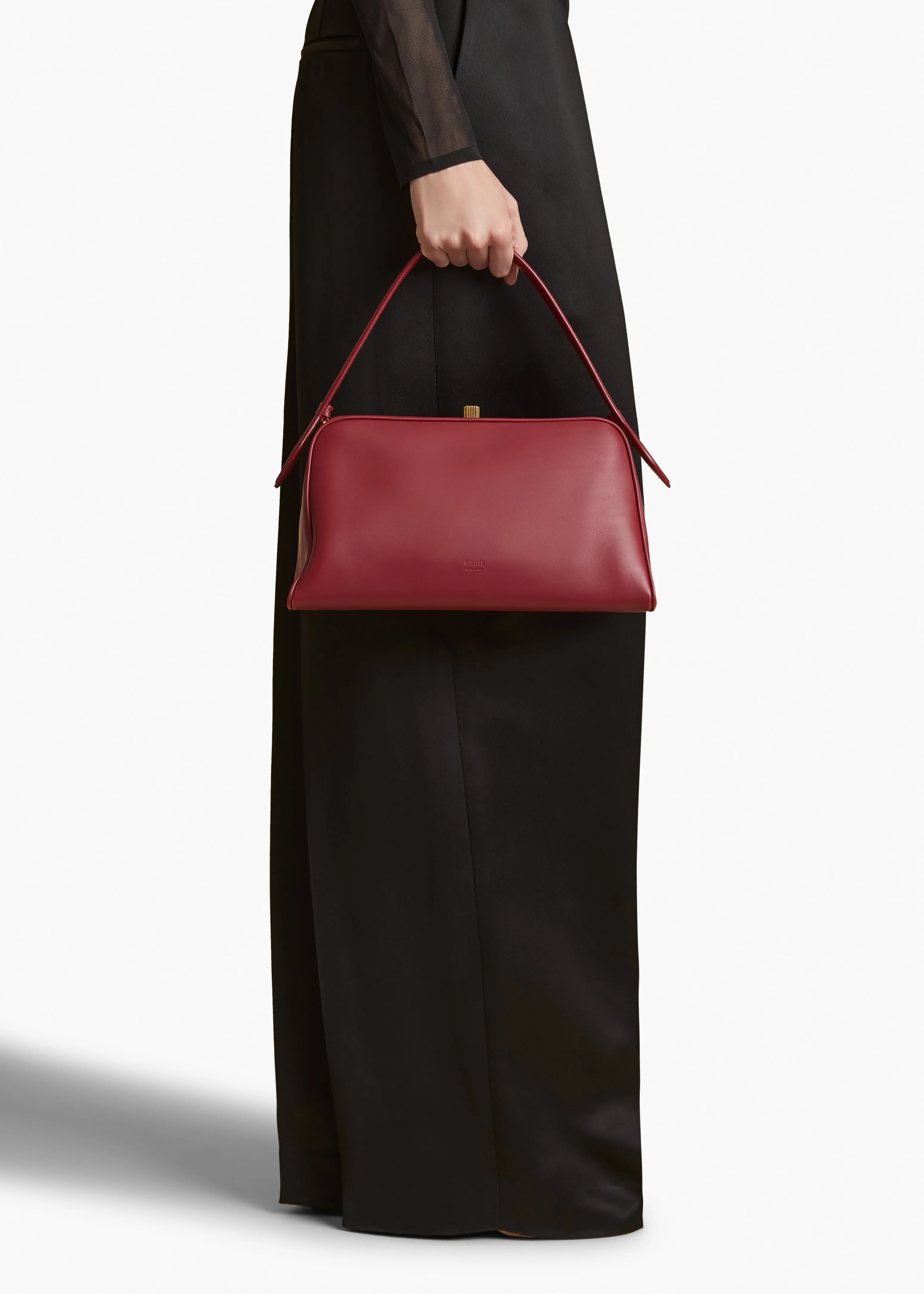 Cate Bag in Oxblood Leather sold by KHAITE product image thumbnail 5