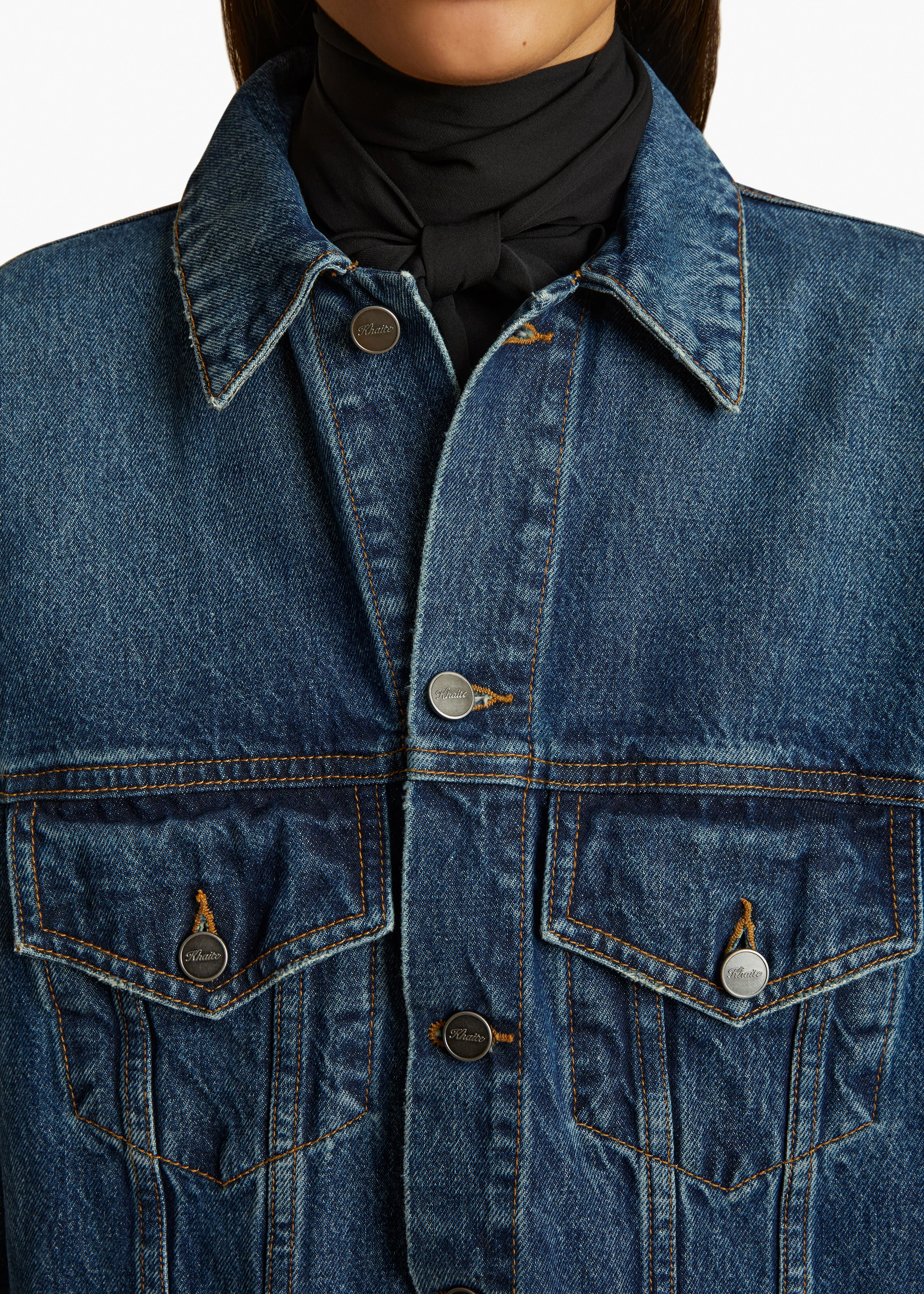 Ross Jacket in Archer sold by KHAITE product image thumbnail 5