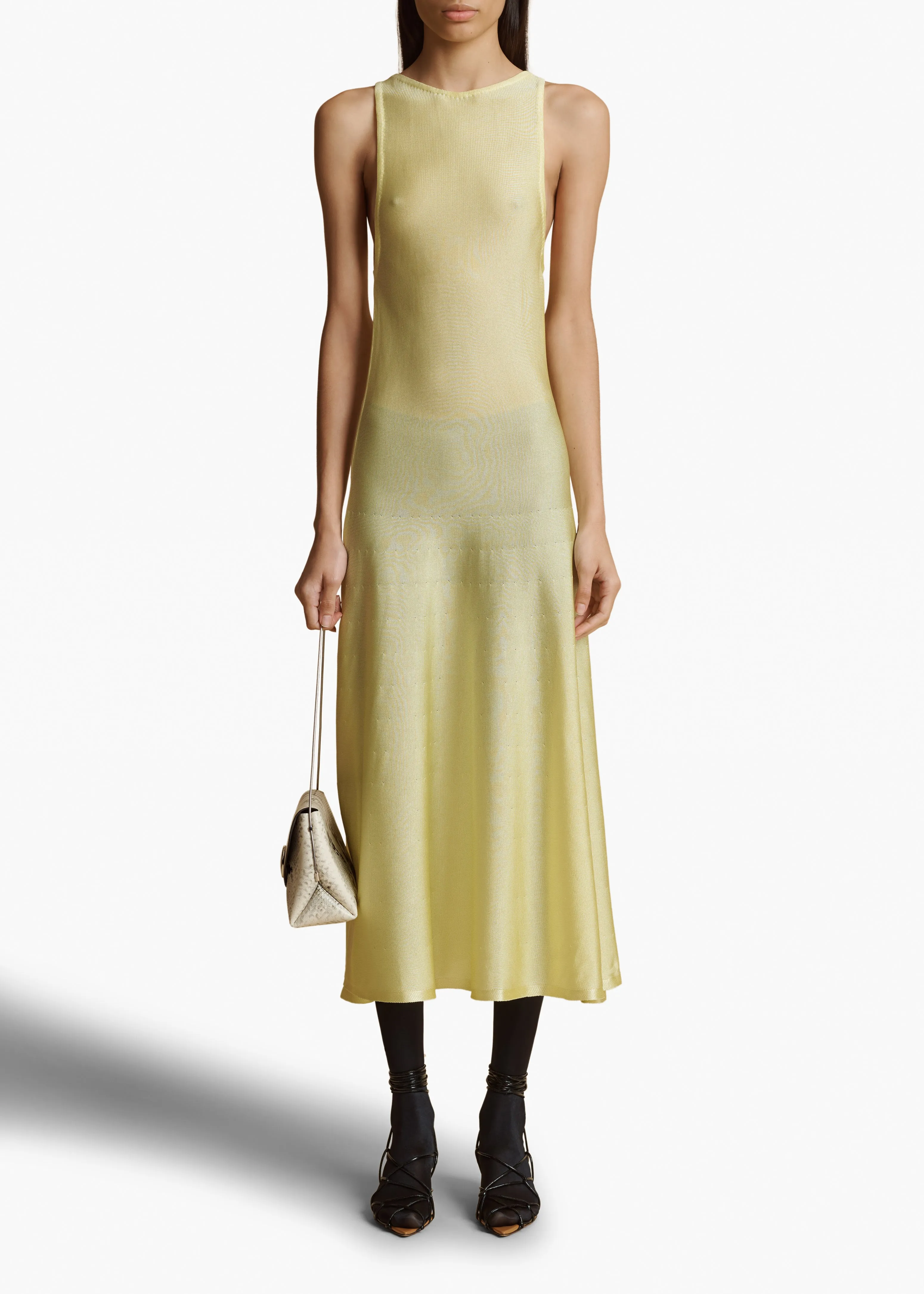 Hencil Dress in Yuzu sold by KHAITE product image thumbnail 2