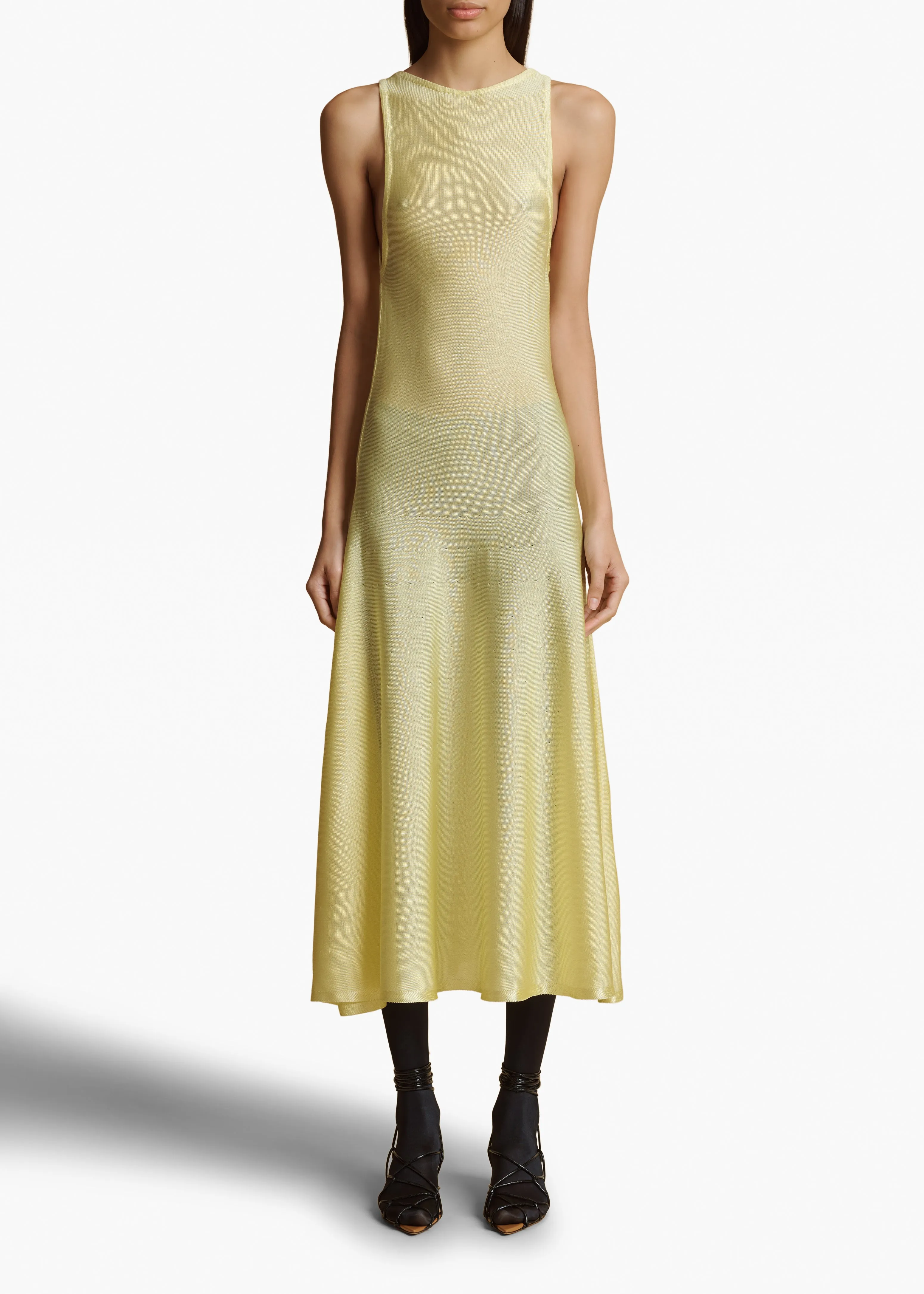 Hencil Dress in Yuzu sold by KHAITE product image thumbnail 3