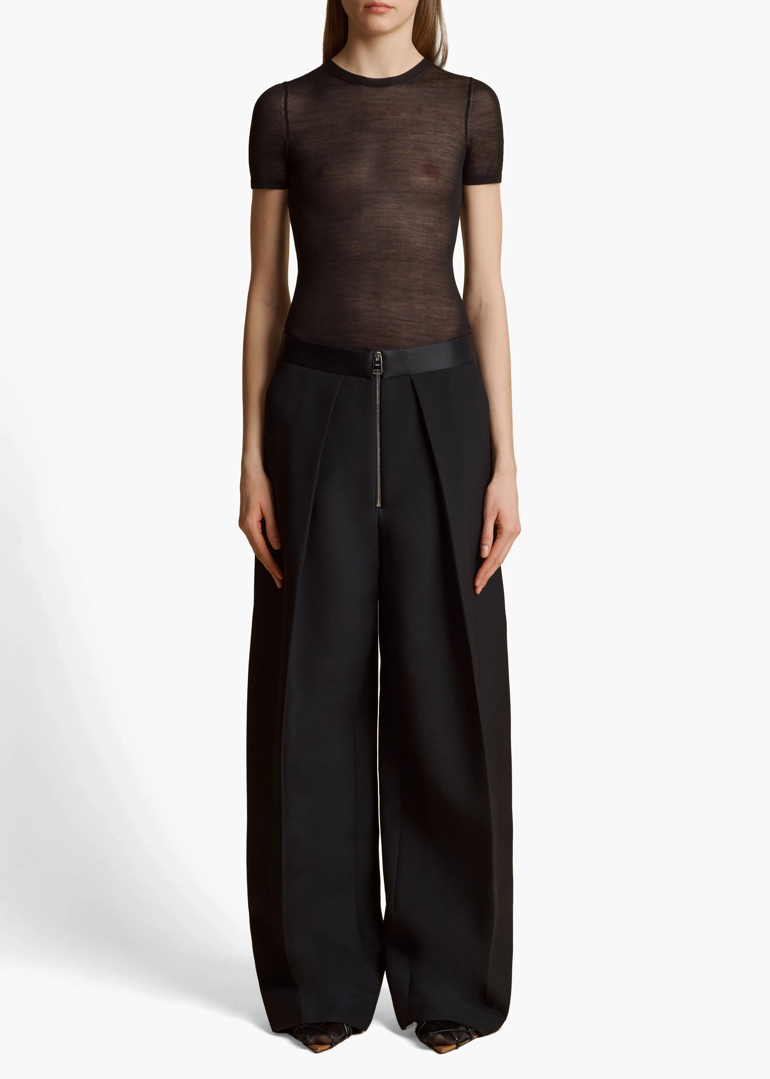 Nico Top in Black sold by KHAITE product image thumbnail 2