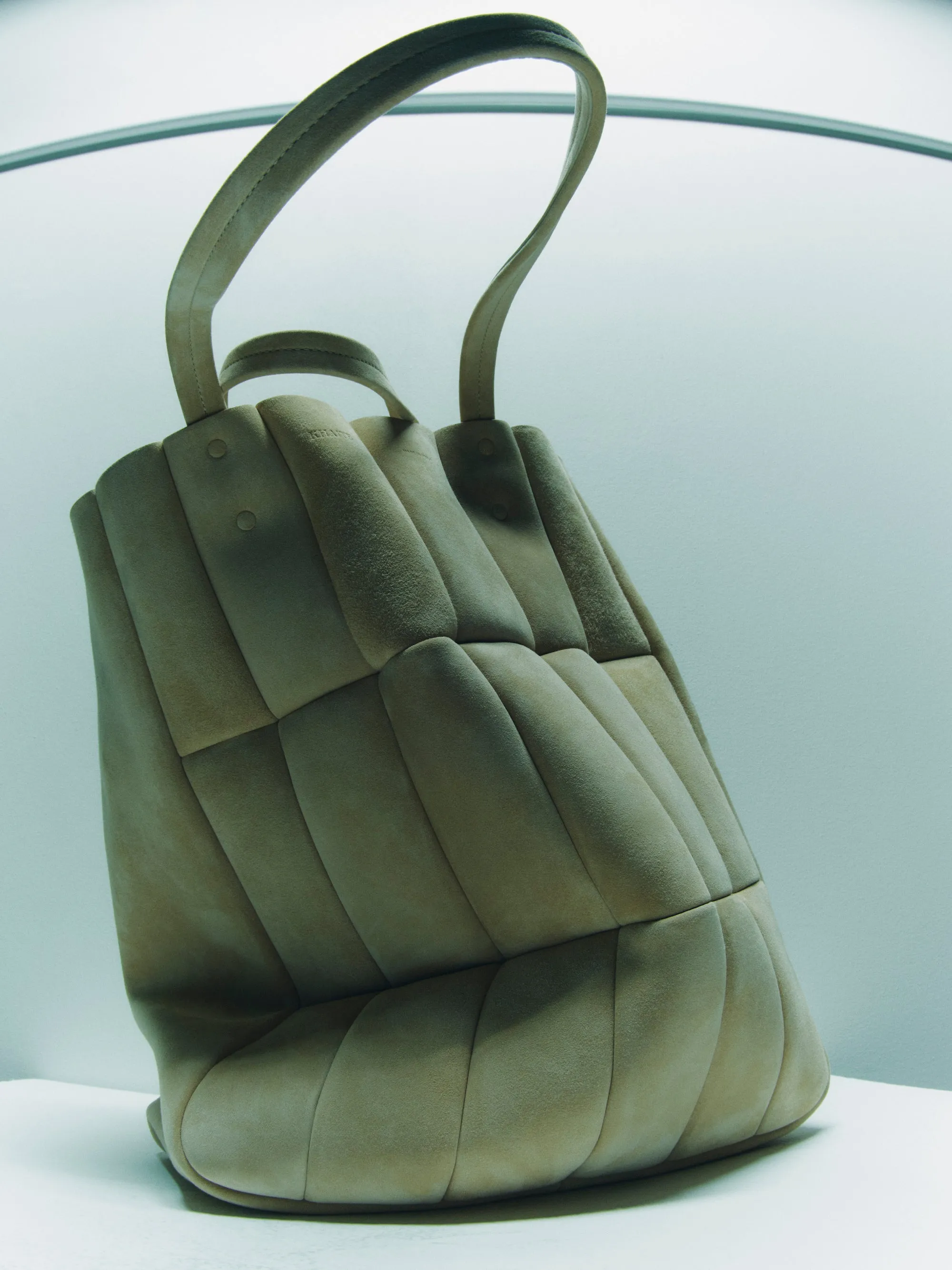 Zoe Tote in Beige Suede sold by KHAITE product image thumbnail 5