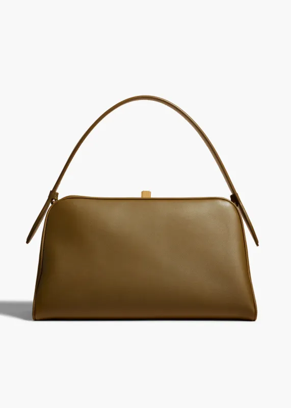 Cate Bag in Olive Leather sold by KHAITE