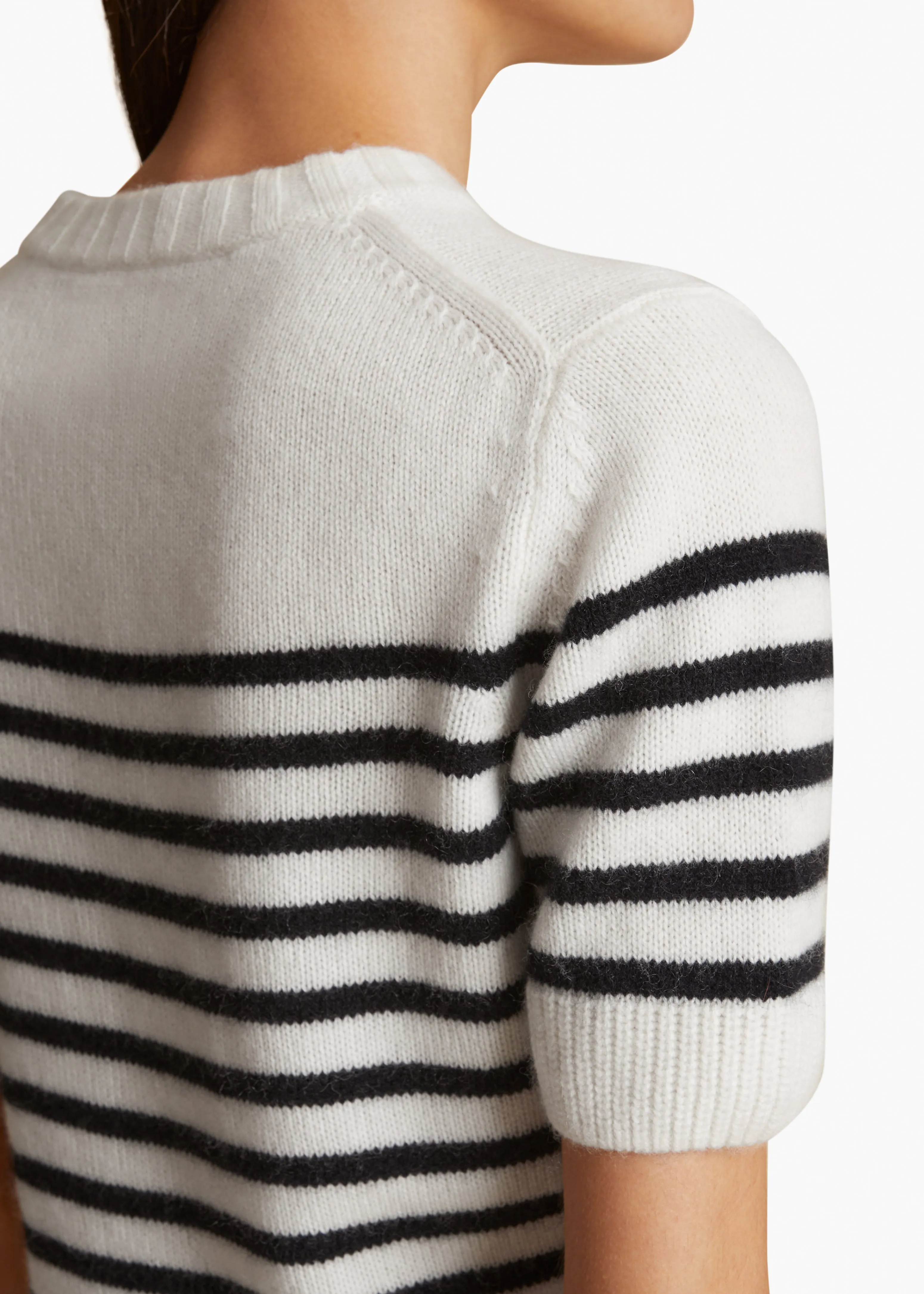 Luphia Sweater in Glaze and Black Stripe sold by KHAITE product image thumbnail 5