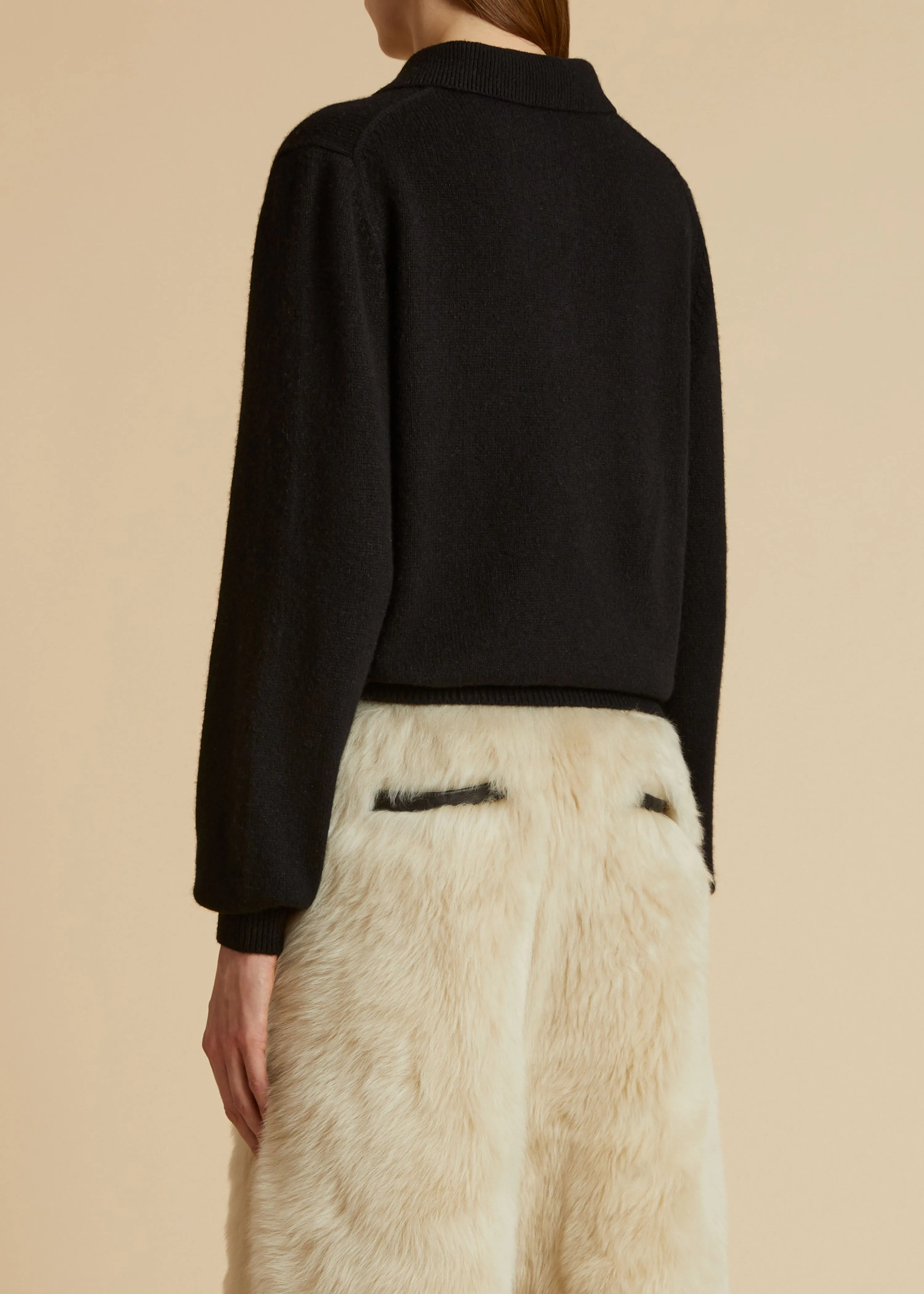 The Joey Sweater in Black sold by KHAITE product image thumbnail 3