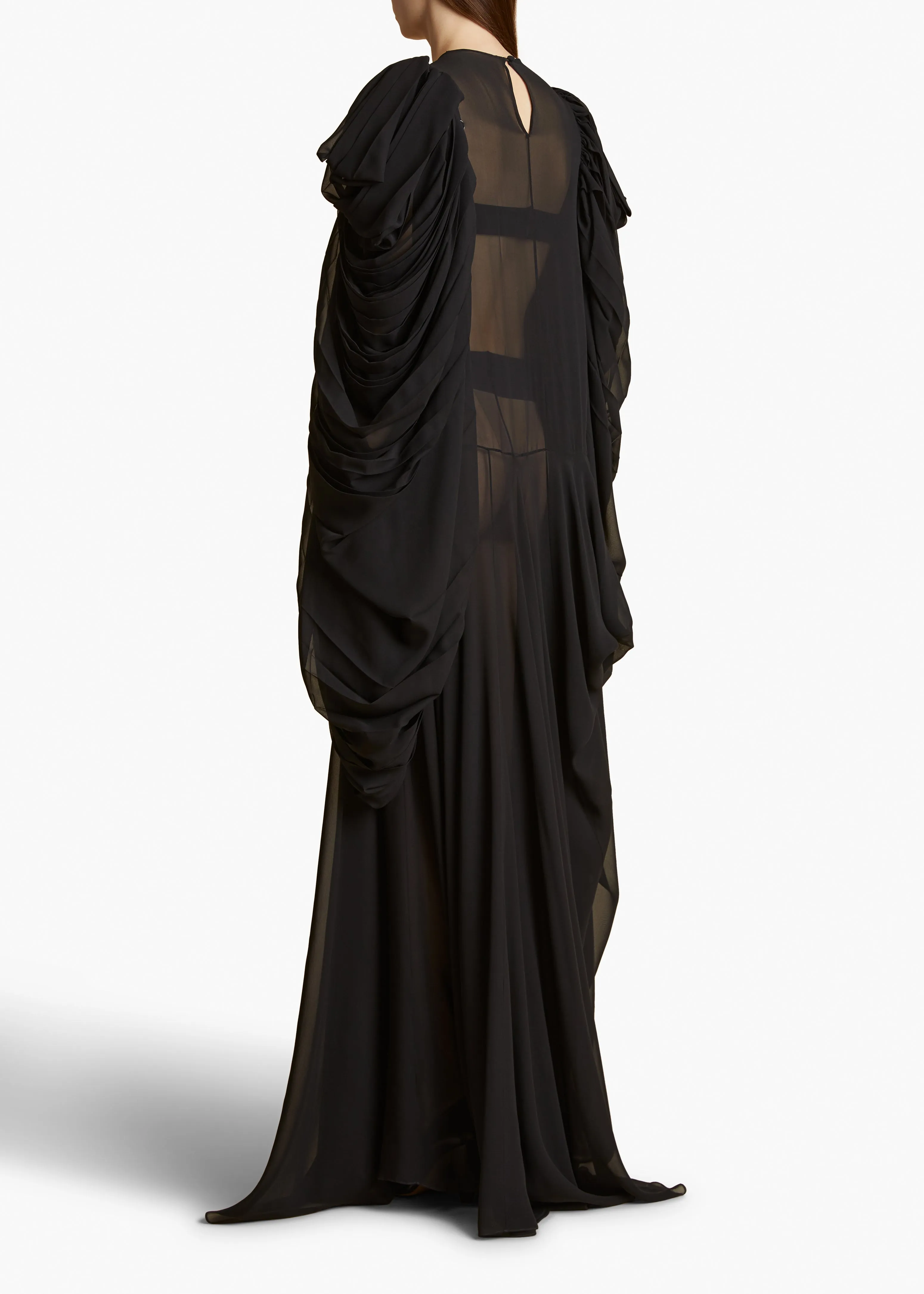 Issa Dress in Black sold by KHAITE product image thumbnail 3