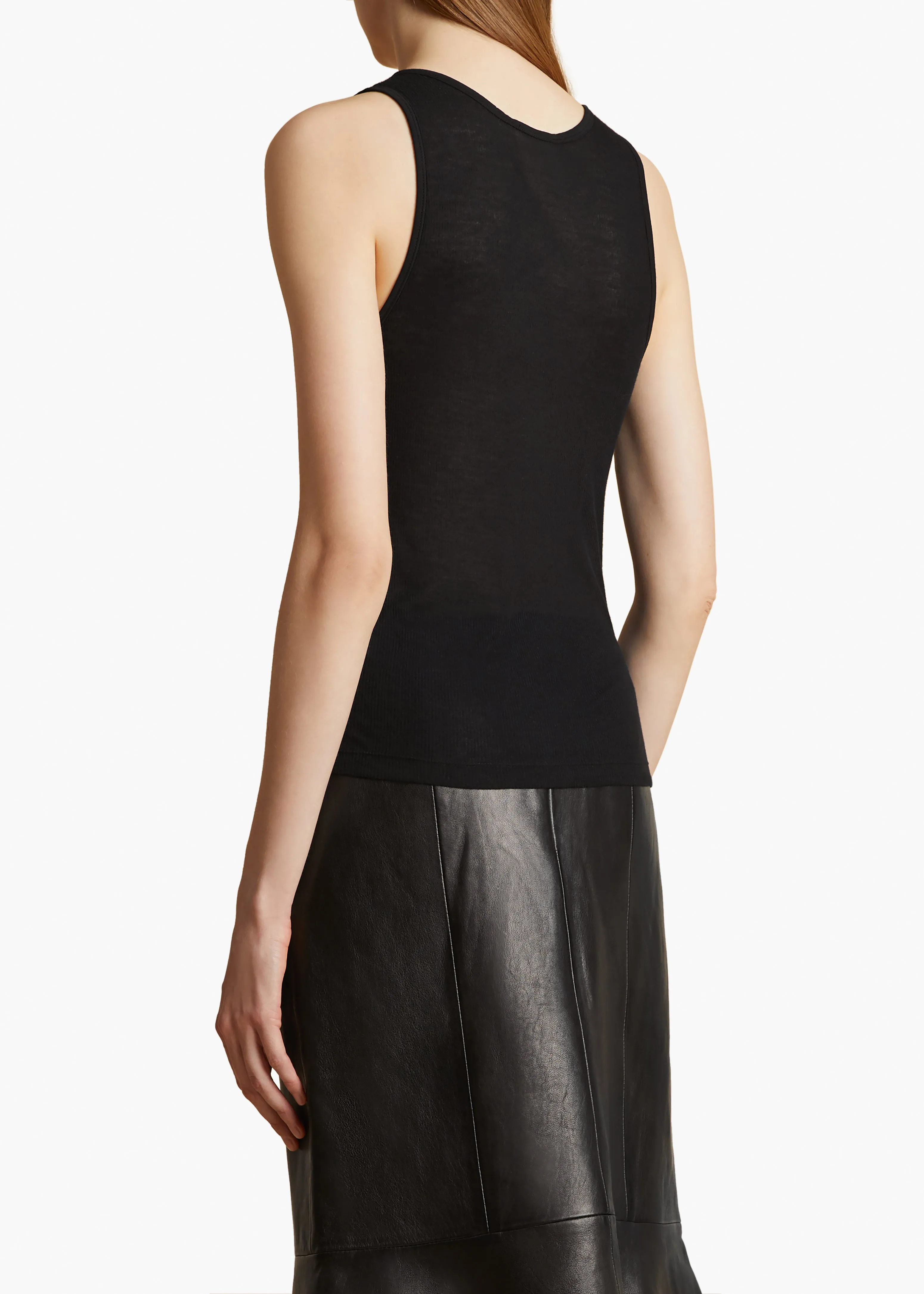 Johnnie Top in Black sold by KHAITE product image thumbnail 4