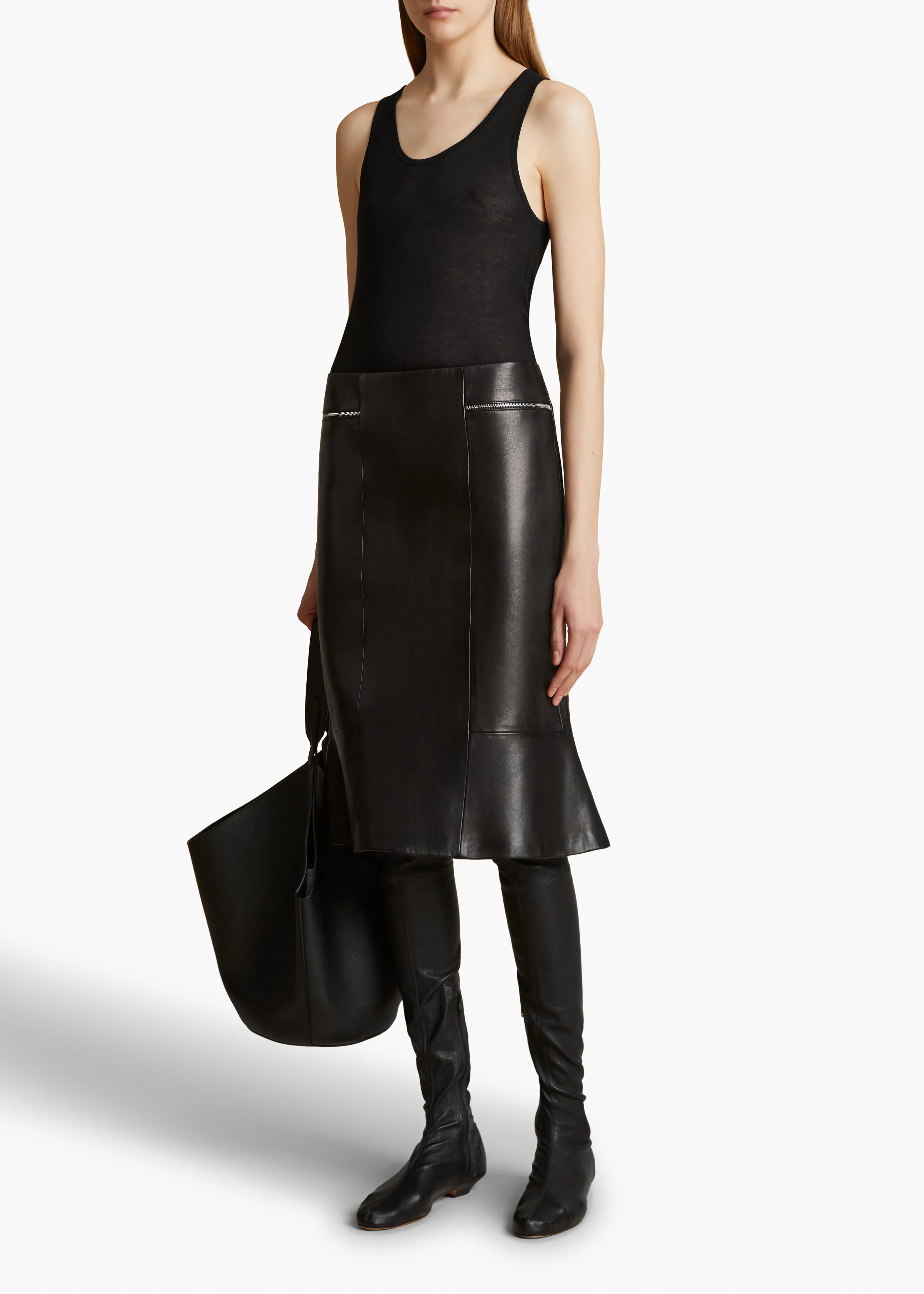 Johnnie Top in Black sold by KHAITE product image thumbnail 2