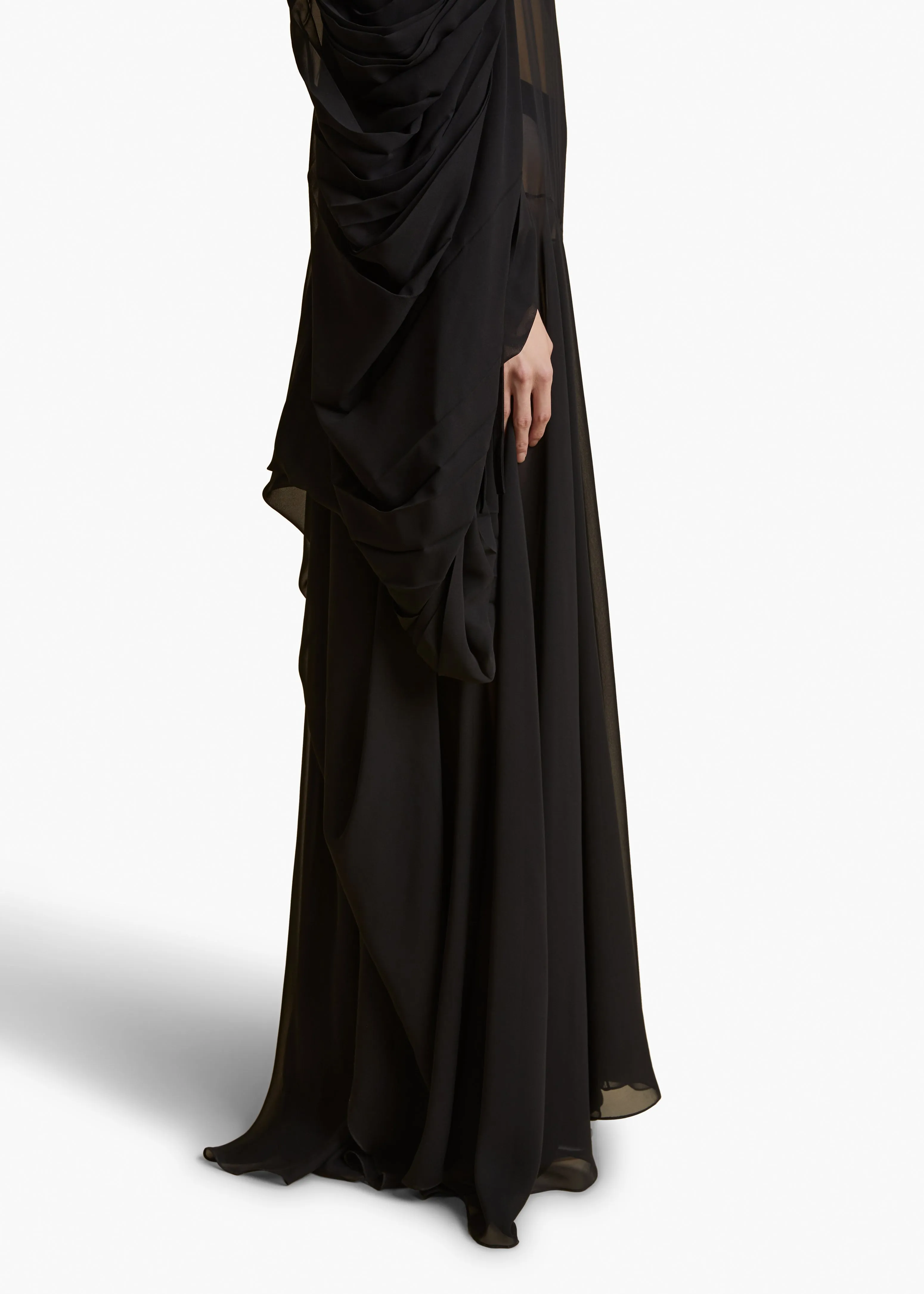 Issa Dress in Black sold by KHAITE product image thumbnail 5