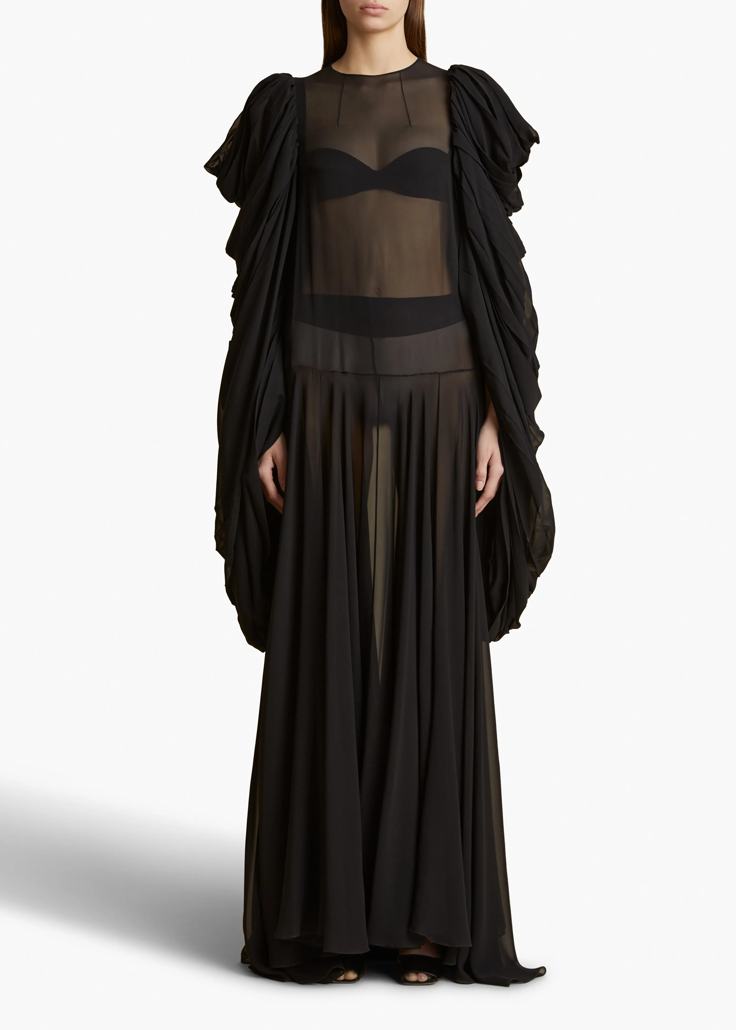 Issa Dress in Black sold by KHAITE product image thumbnail 2