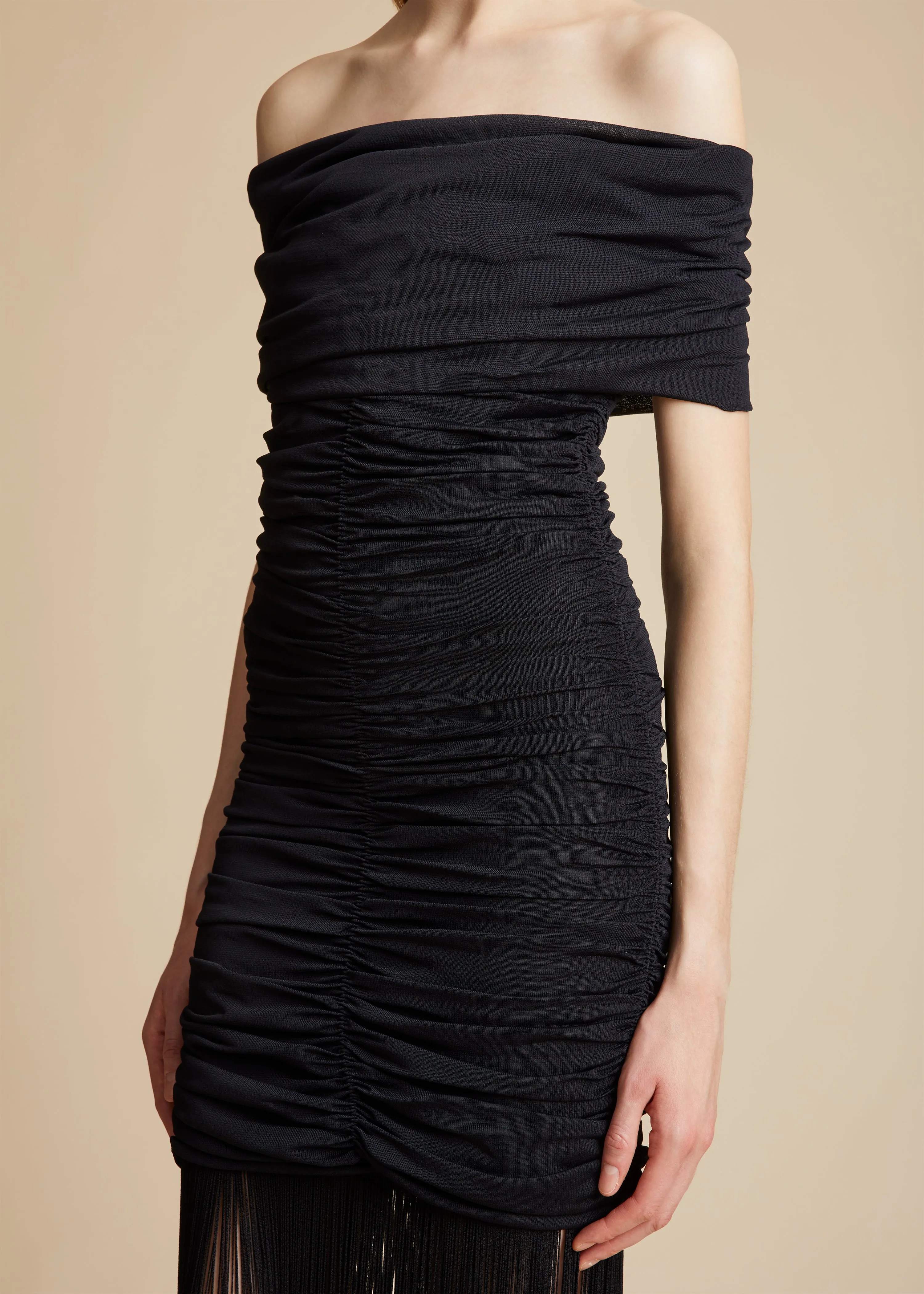 The Jacinta Dress in Black sold by KHAITE product image thumbnail 5