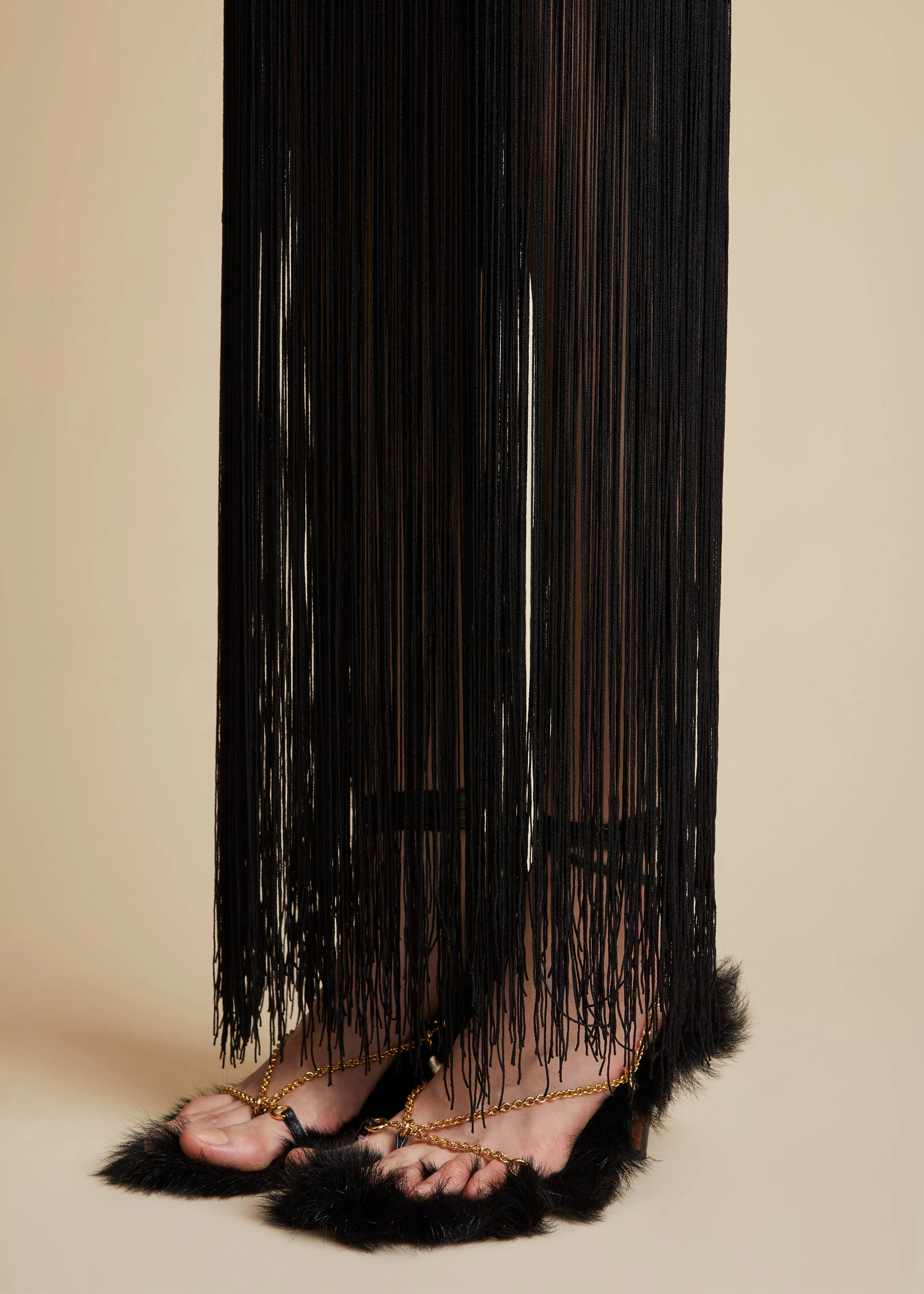 The Jacinta Dress in Black sold by KHAITE product image thumbnail 4