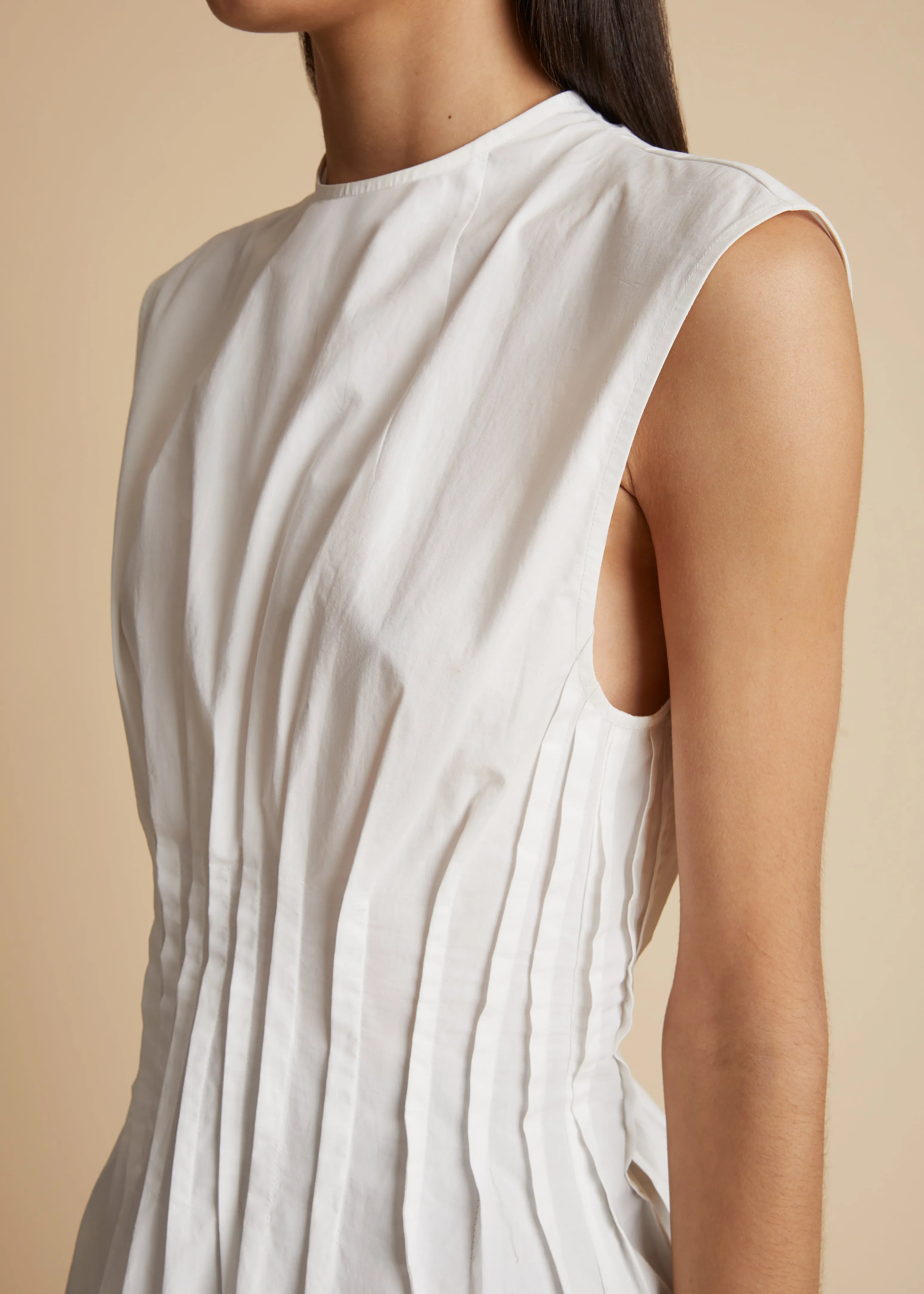 Westin Top in White sold by KHAITE product image thumbnail 5
