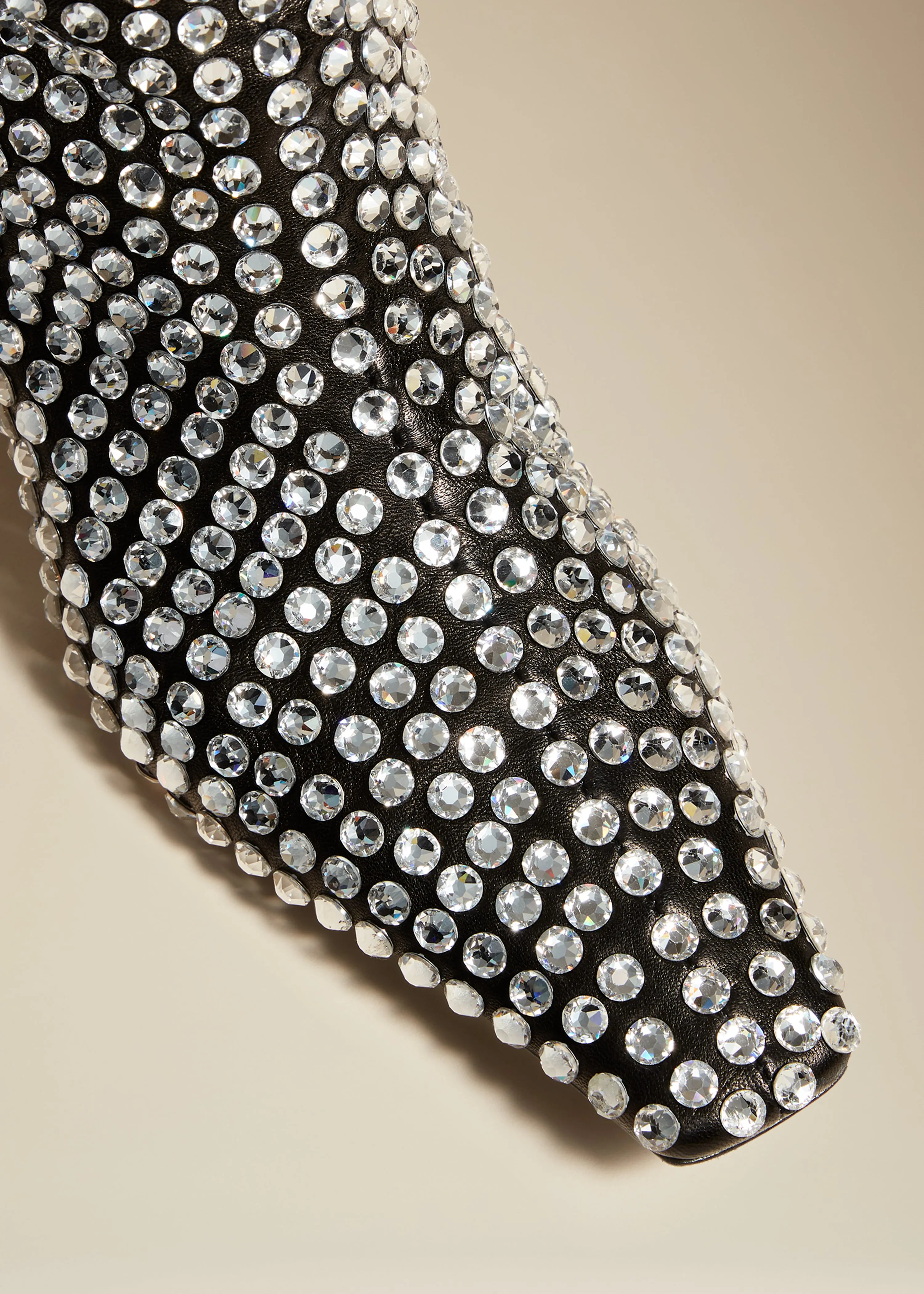 The Davis Boot in Black with Crystals sold by KHAITE product image thumbnail 4