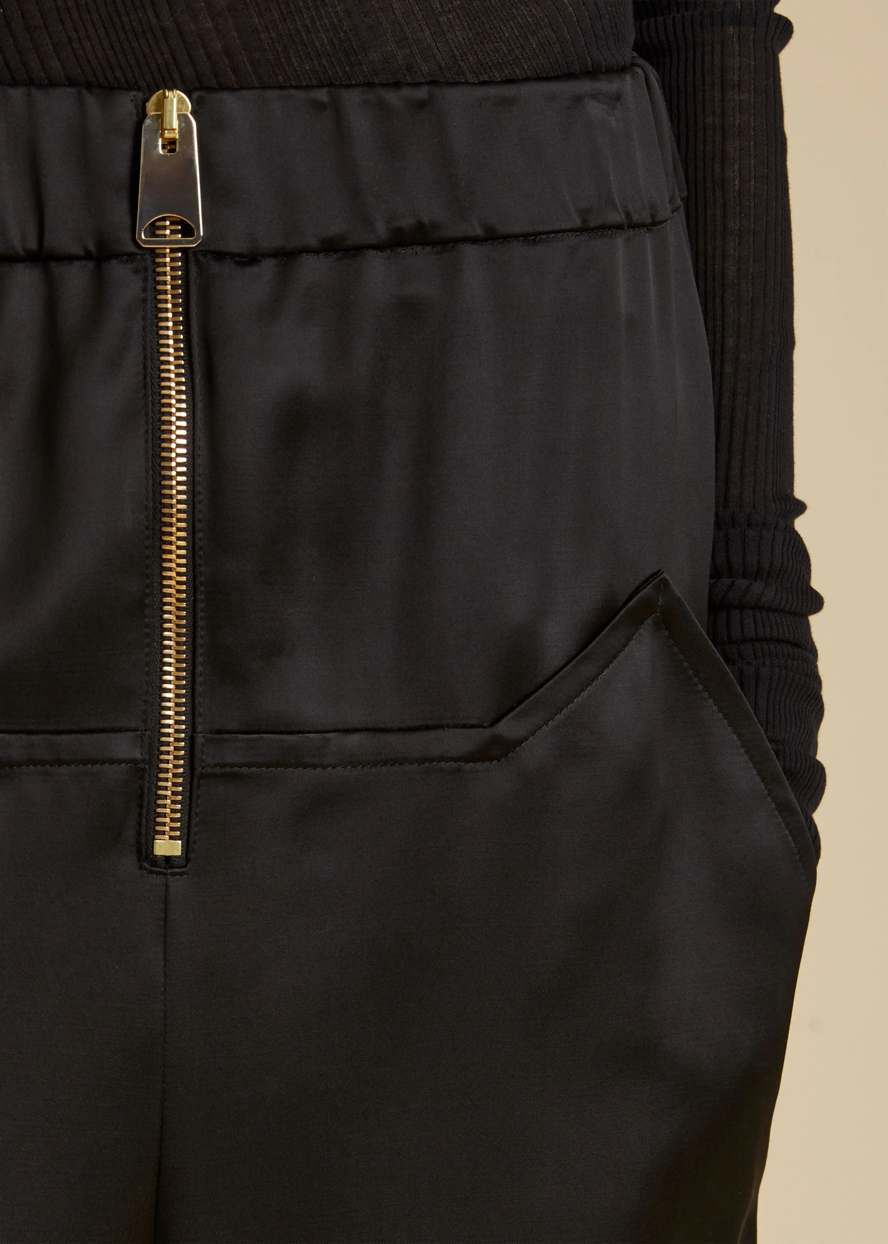 The Felton Pant in Black sold by KHAITE product image thumbnail 4