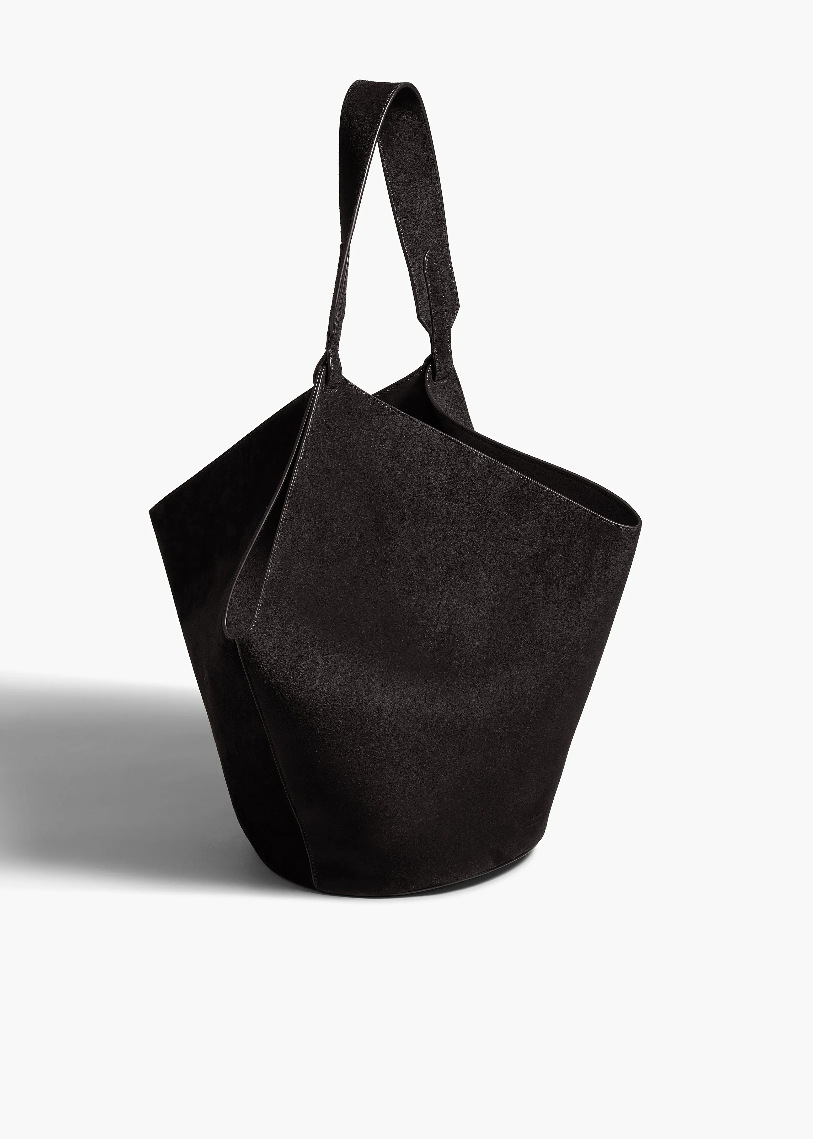 Medium Lotus Tote in Black Suede sold by KHAITE product image thumbnail 2