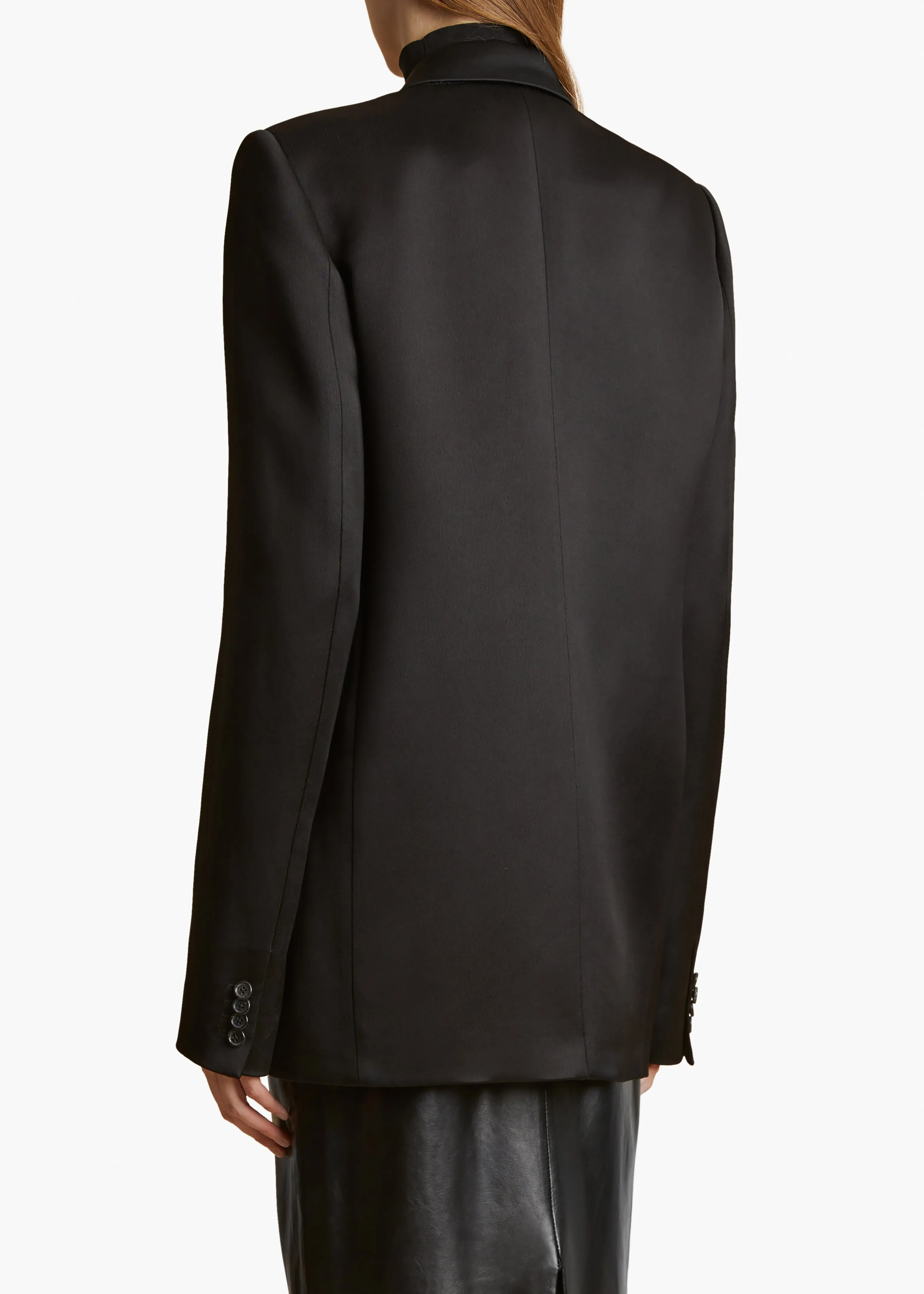 Willow Blazer in Black sold by KHAITE product image thumbnail 4
