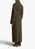 Lea Coat in Army Melange sold by KHAITE