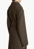 Lea Coat in Army Melange sold by KHAITE