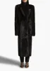 Lolo Shearling Coat in Black sold by KHAITE
