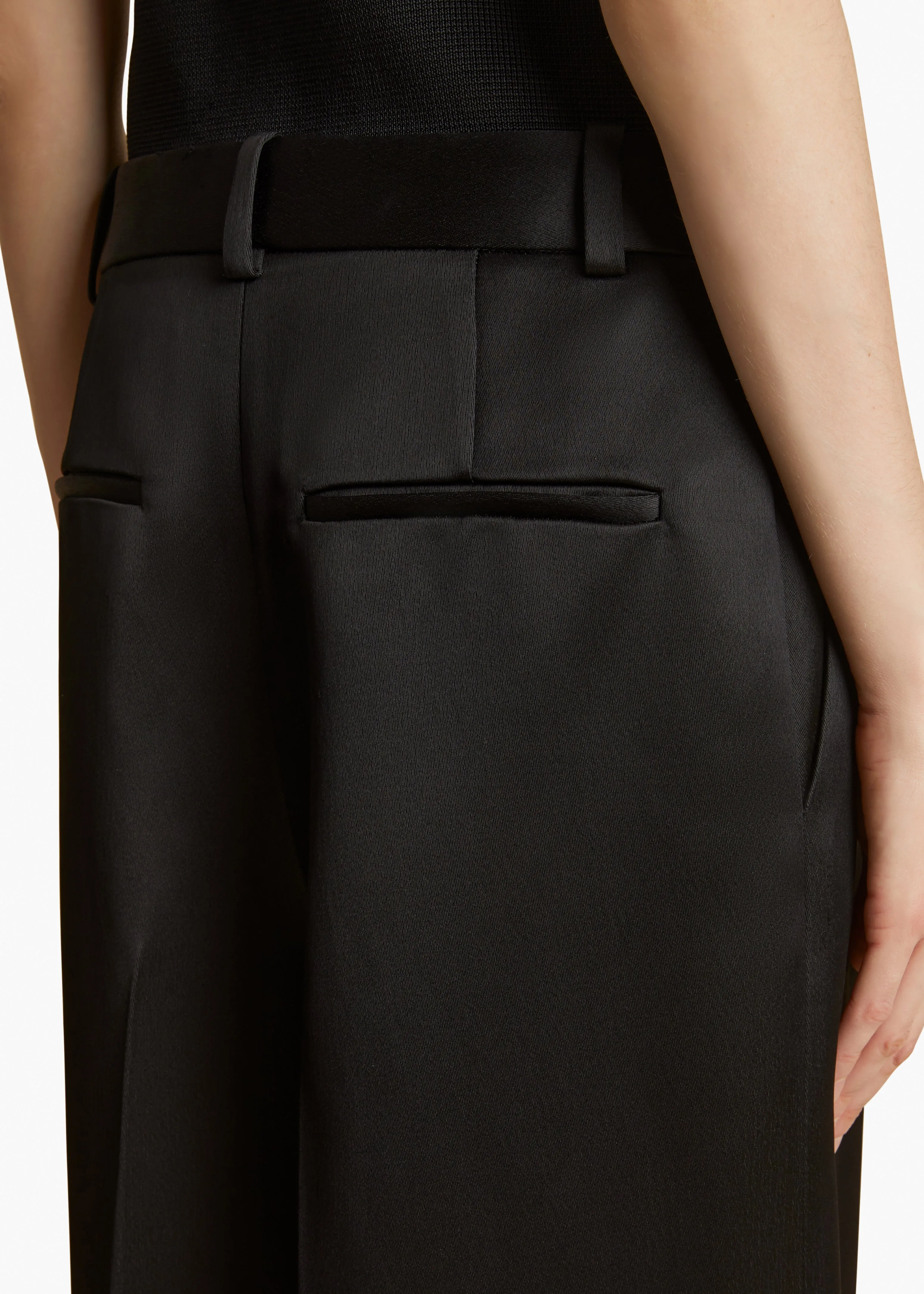 Marinta Pant in Black sold by KHAITE product image thumbnail 5