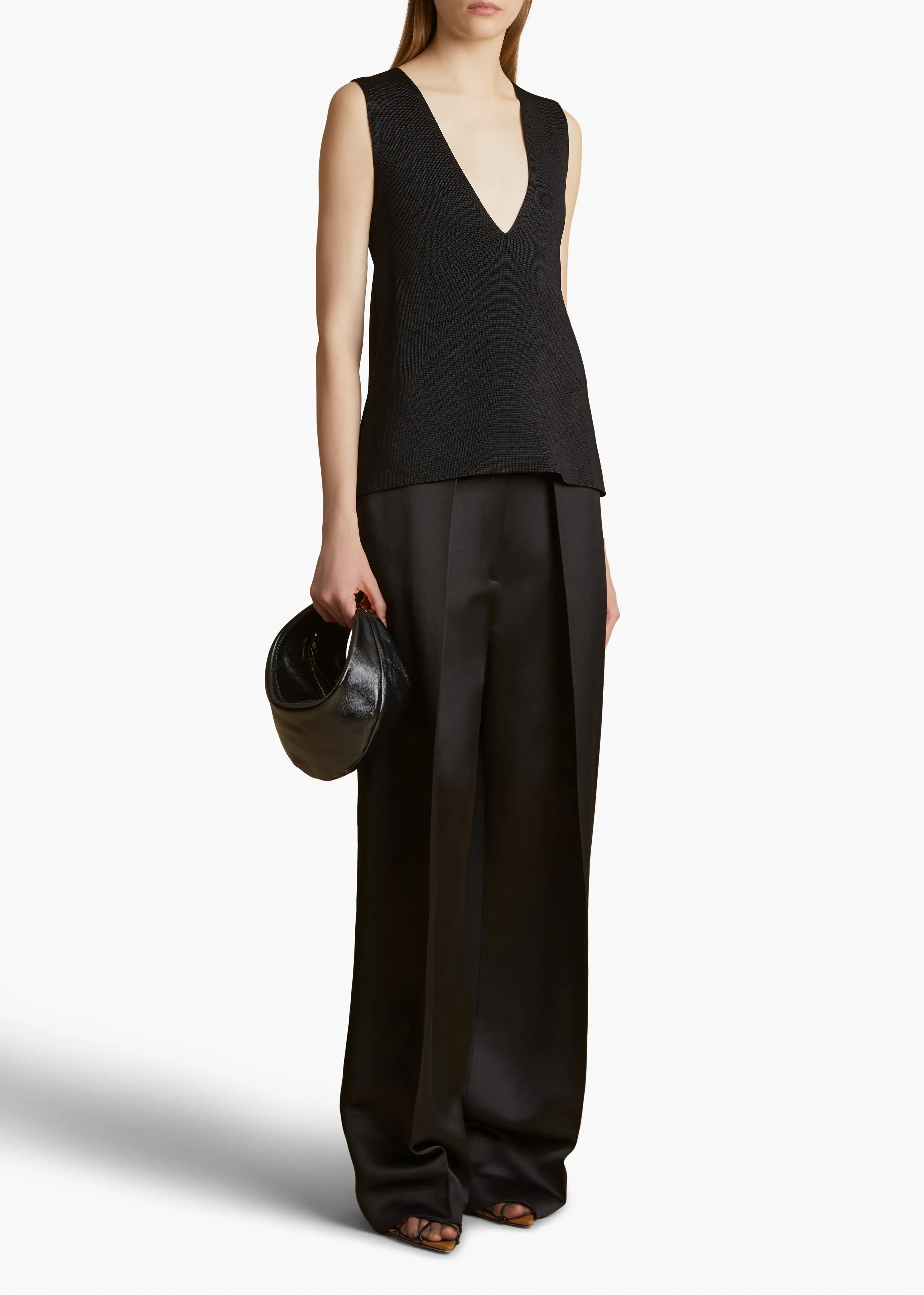 Marinta Pant in Black sold by KHAITE product image thumbnail 2