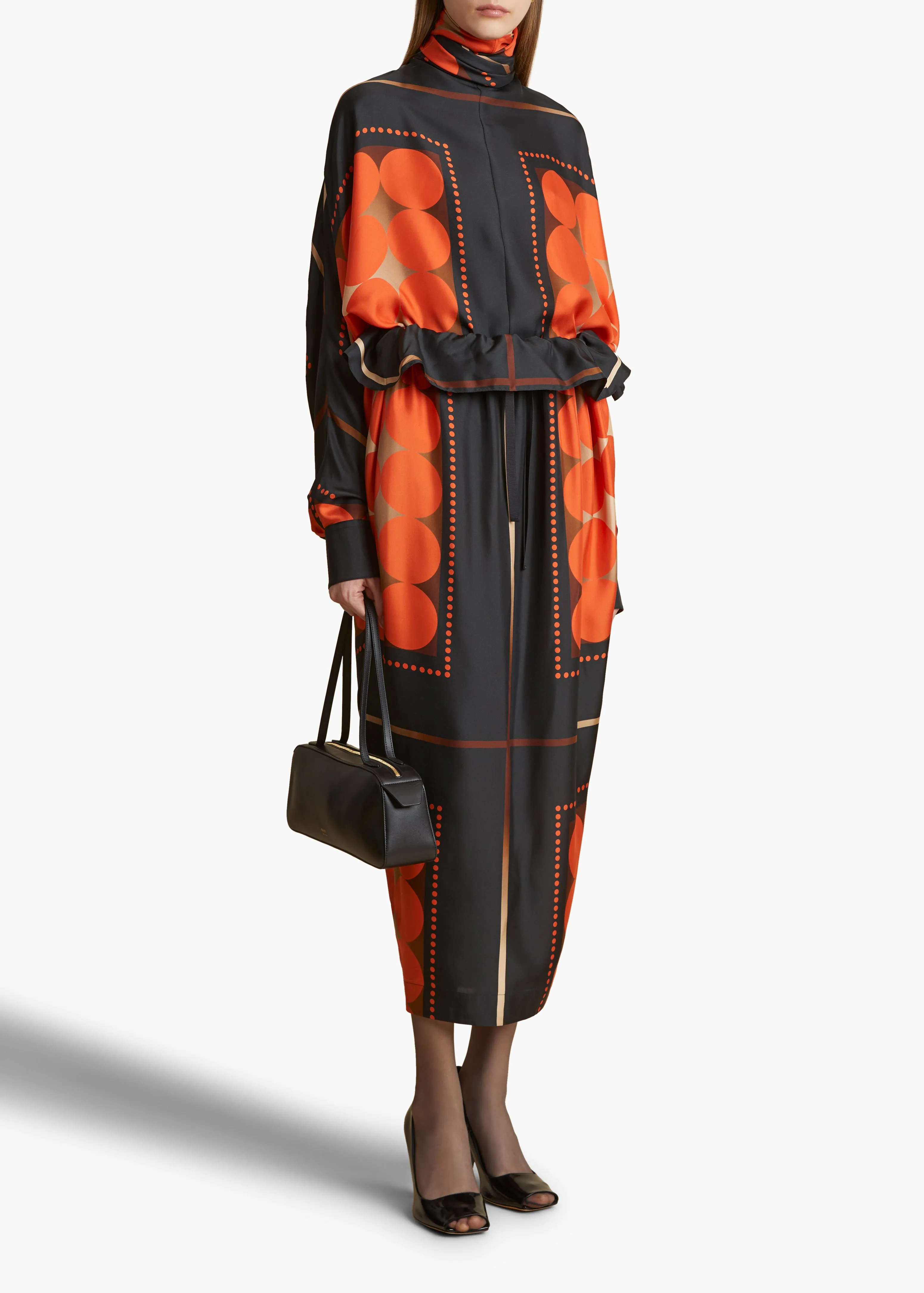 Bex Top in Orange Multi sold by KHAITE product image thumbnail 2