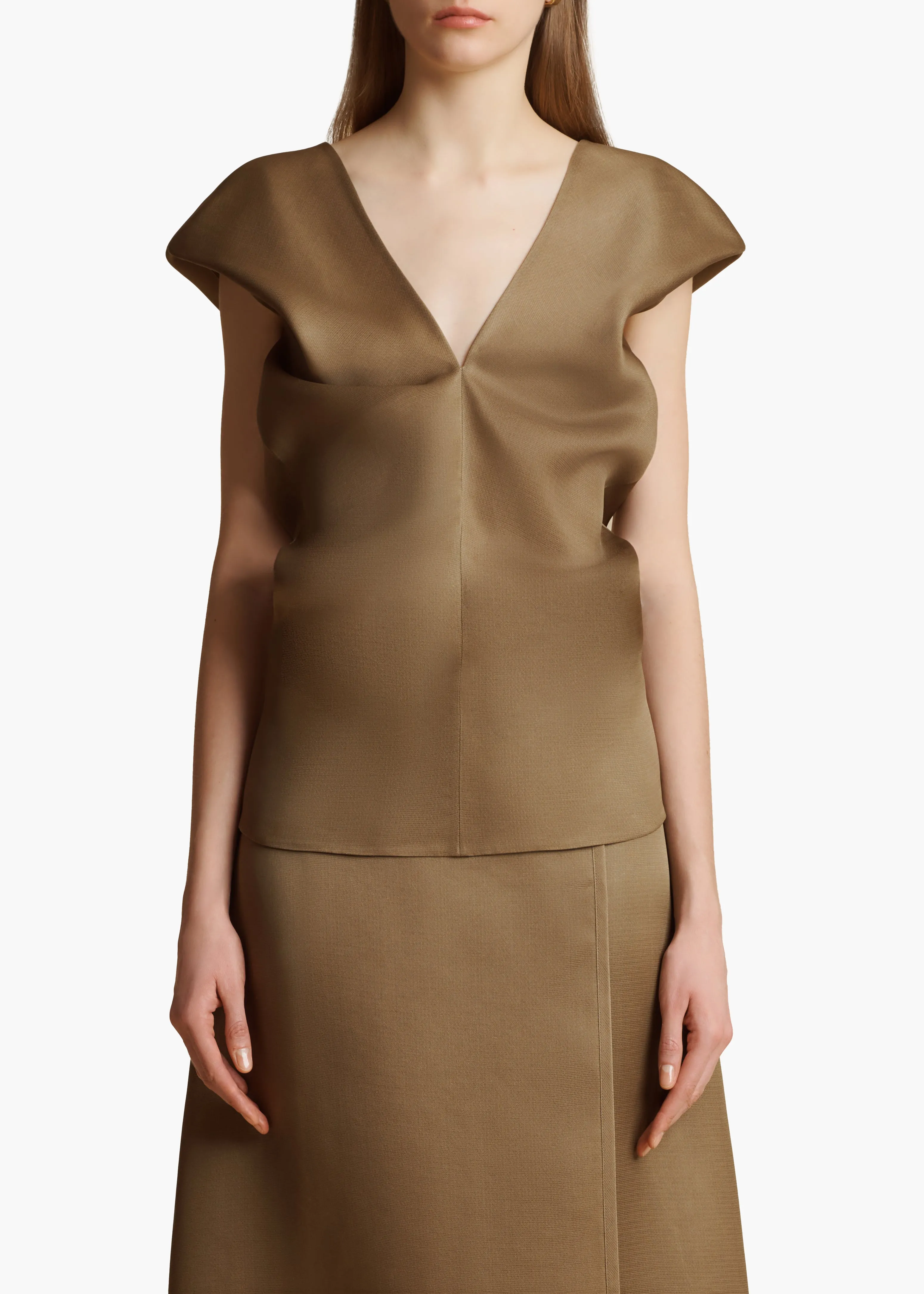Ami Top in Toffee sold by KHAITE product image thumbnail 3