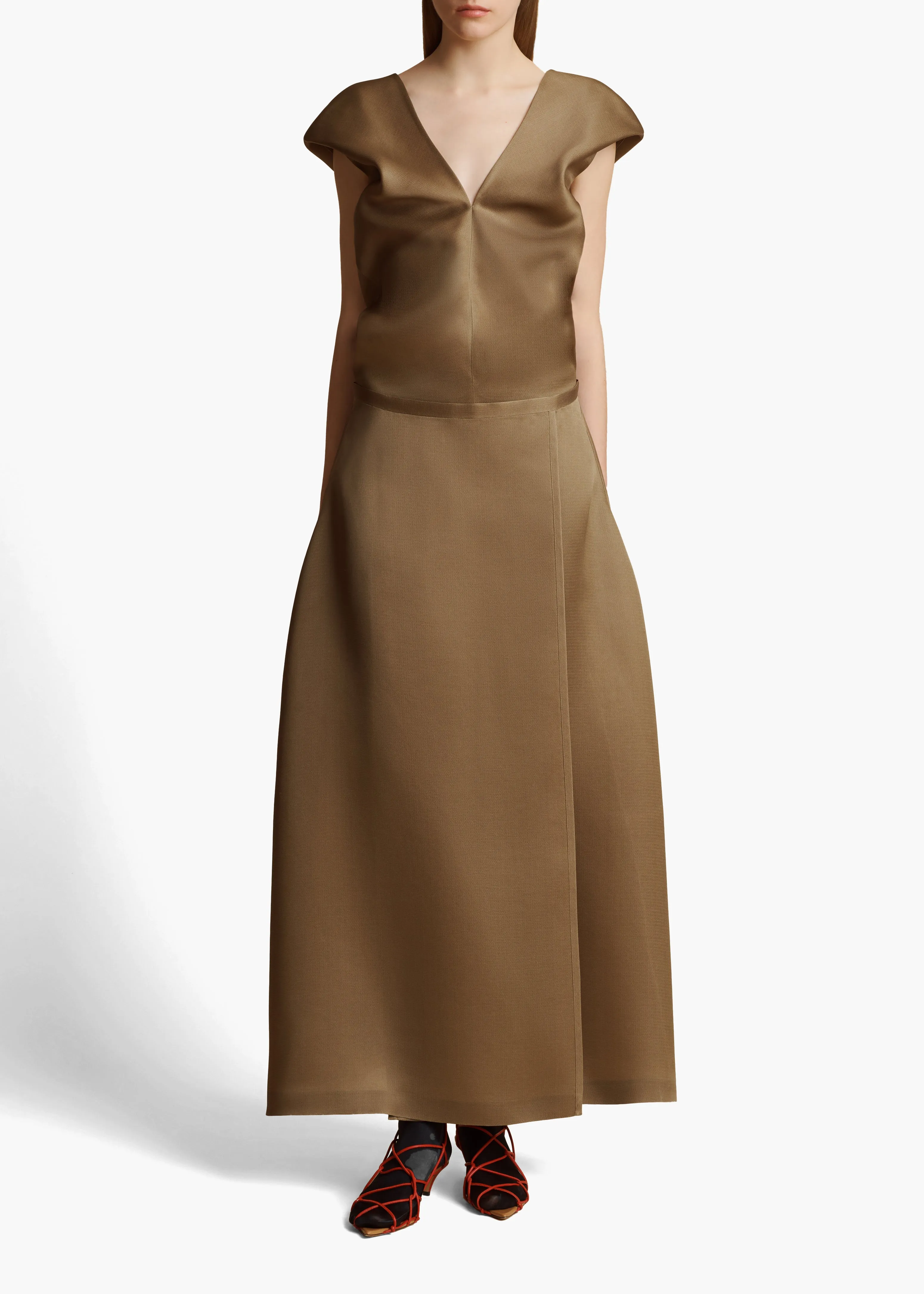 Ami Top in Toffee sold by KHAITE product image thumbnail 2