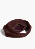 Medium Olivia Hobo in Rouge Noir Suede sold by KHAITE