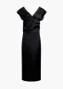 Ima Dress in Black sold by KHAITE
