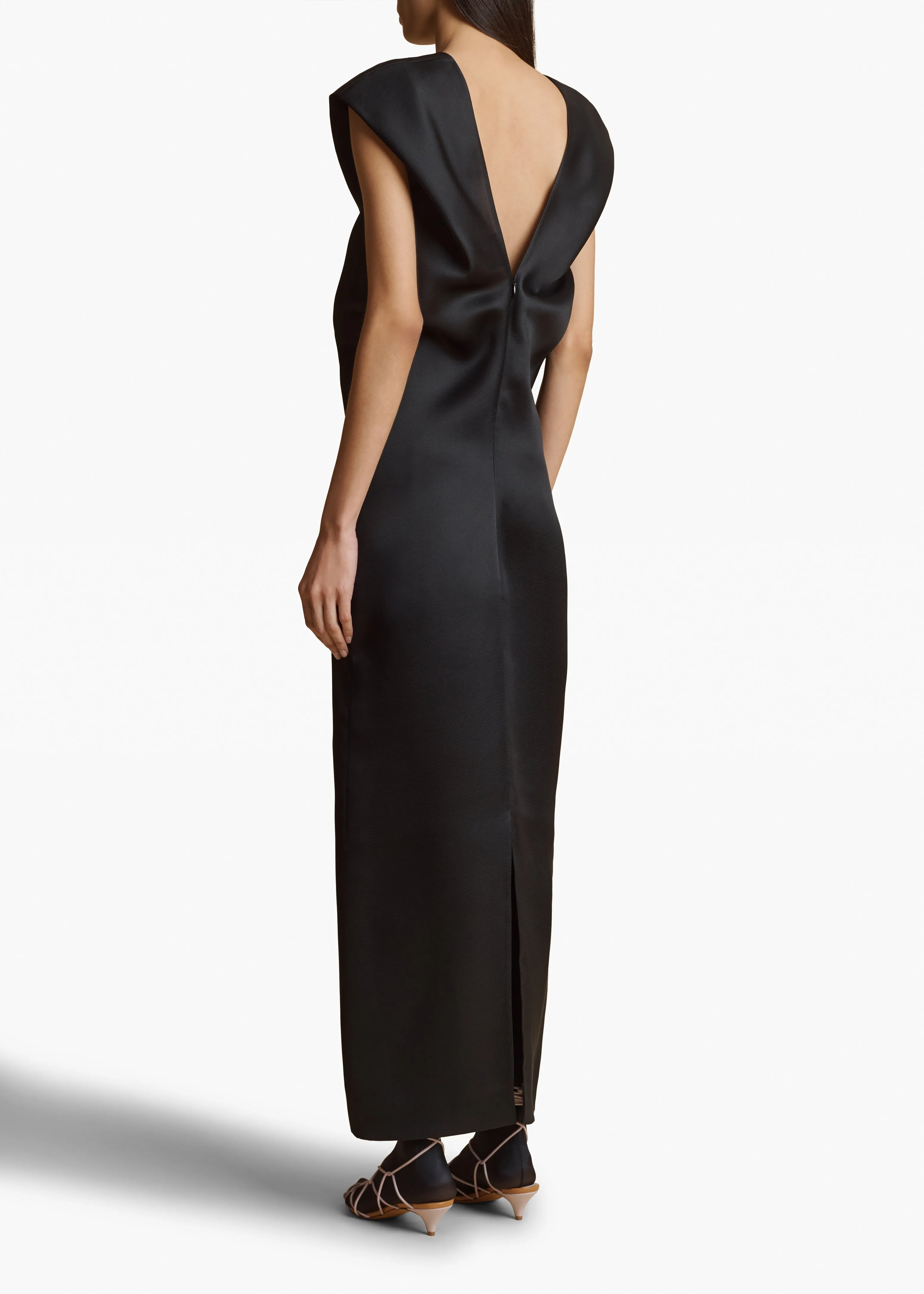 Ima Dress in Black sold by KHAITE product image thumbnail 4