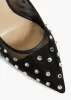 River Pump in Black Mesh with Crystals sold by KHAITE